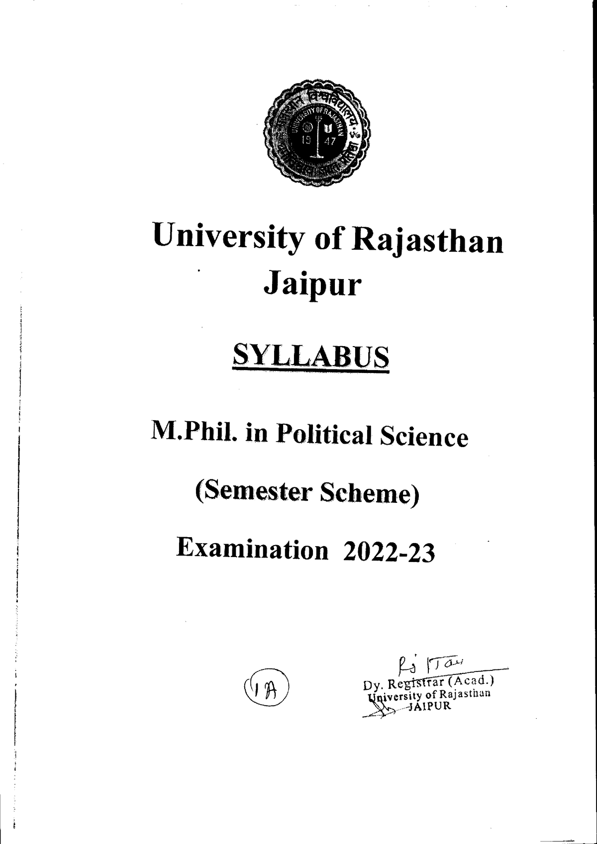 m.phil thesis in political science pdf