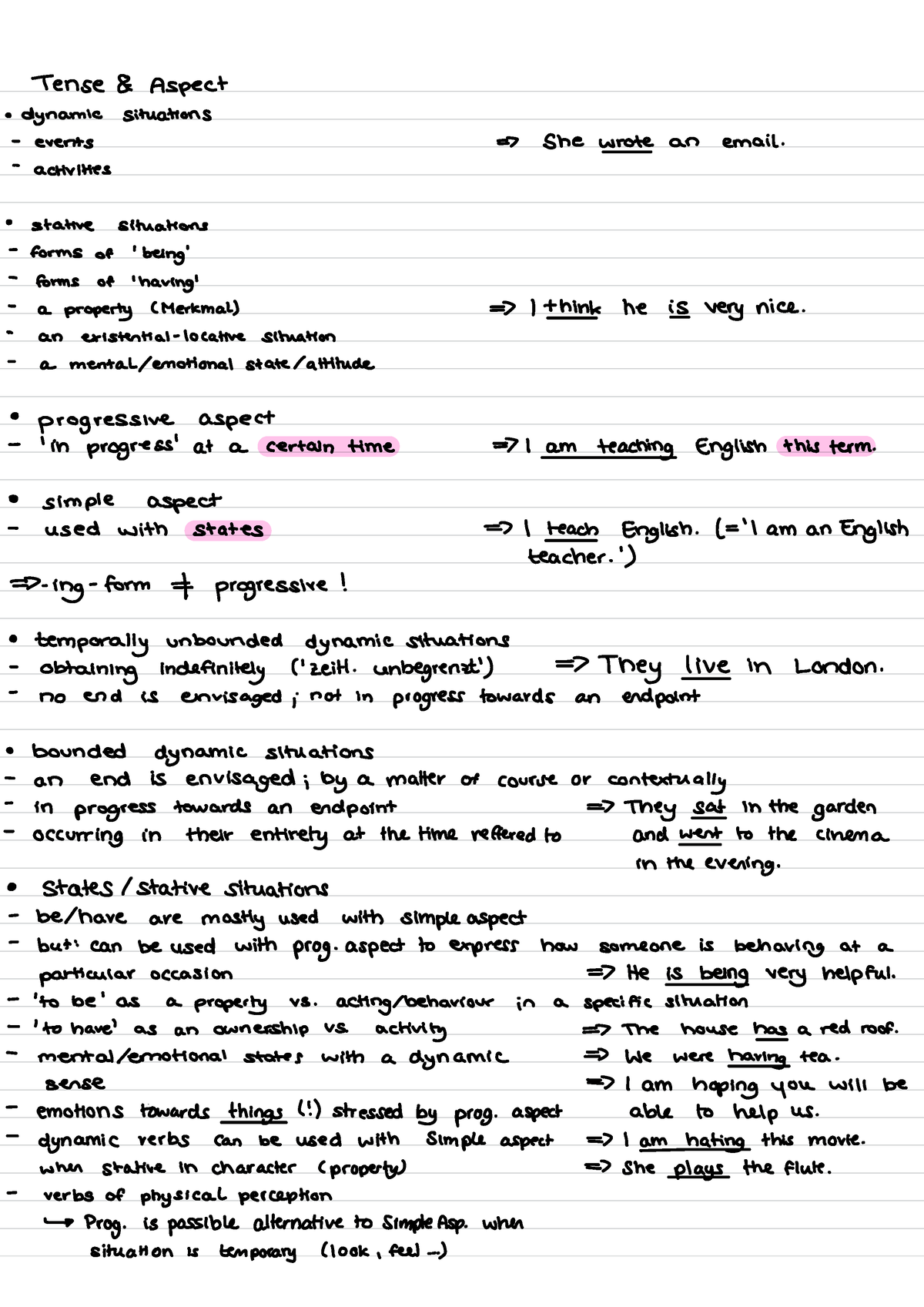 tense-and-aspect-zusammenfassung-tense-aspect-dynamic-situations