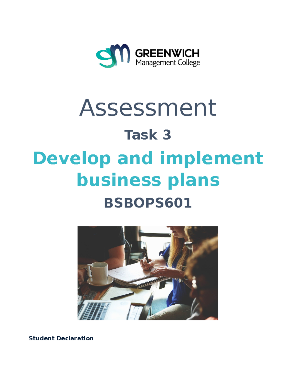 Bsbops 601 Assessment Task 3 - Assessment Task 3 Develop And Implement ...