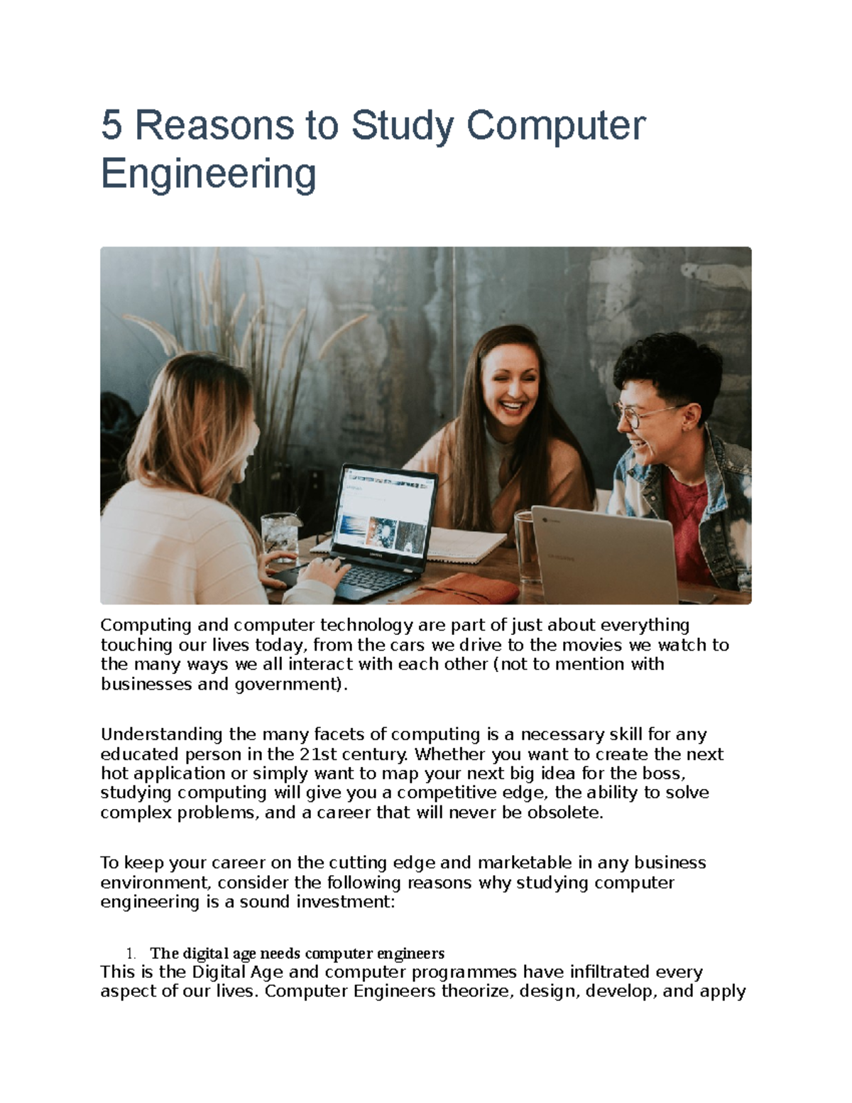22 - orient - 5 Reasons to Study Computer Engineering Computing and ...