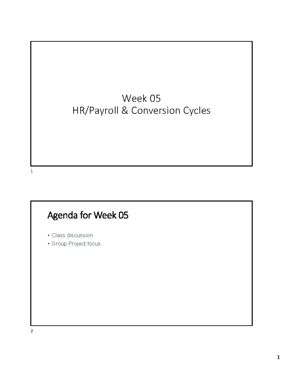 5.19 ACC2709 Week 05 Class Slides - 2310 Canvas - Week 05 HR/Payroll ...