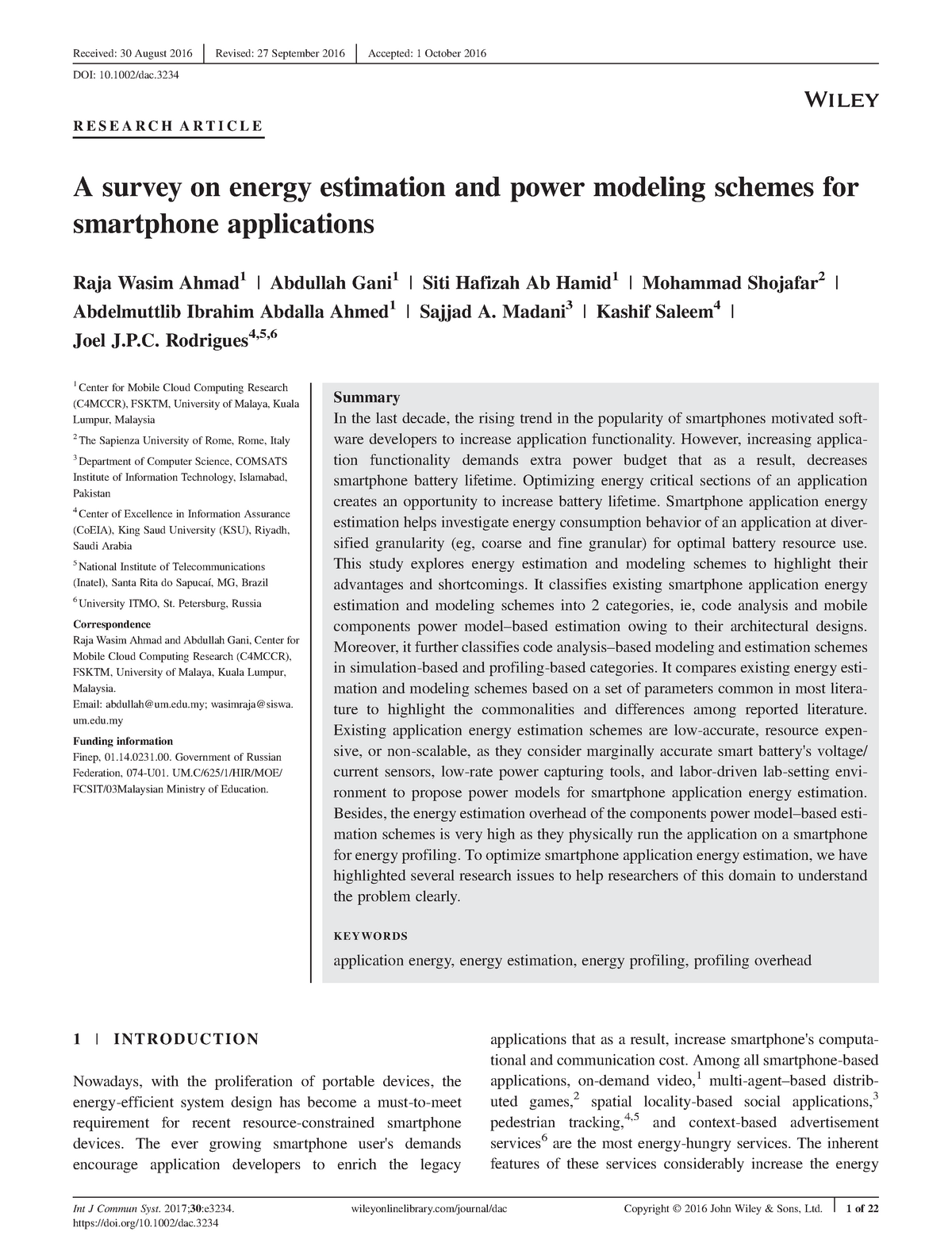 A Survey On Energy Optimization Studocu