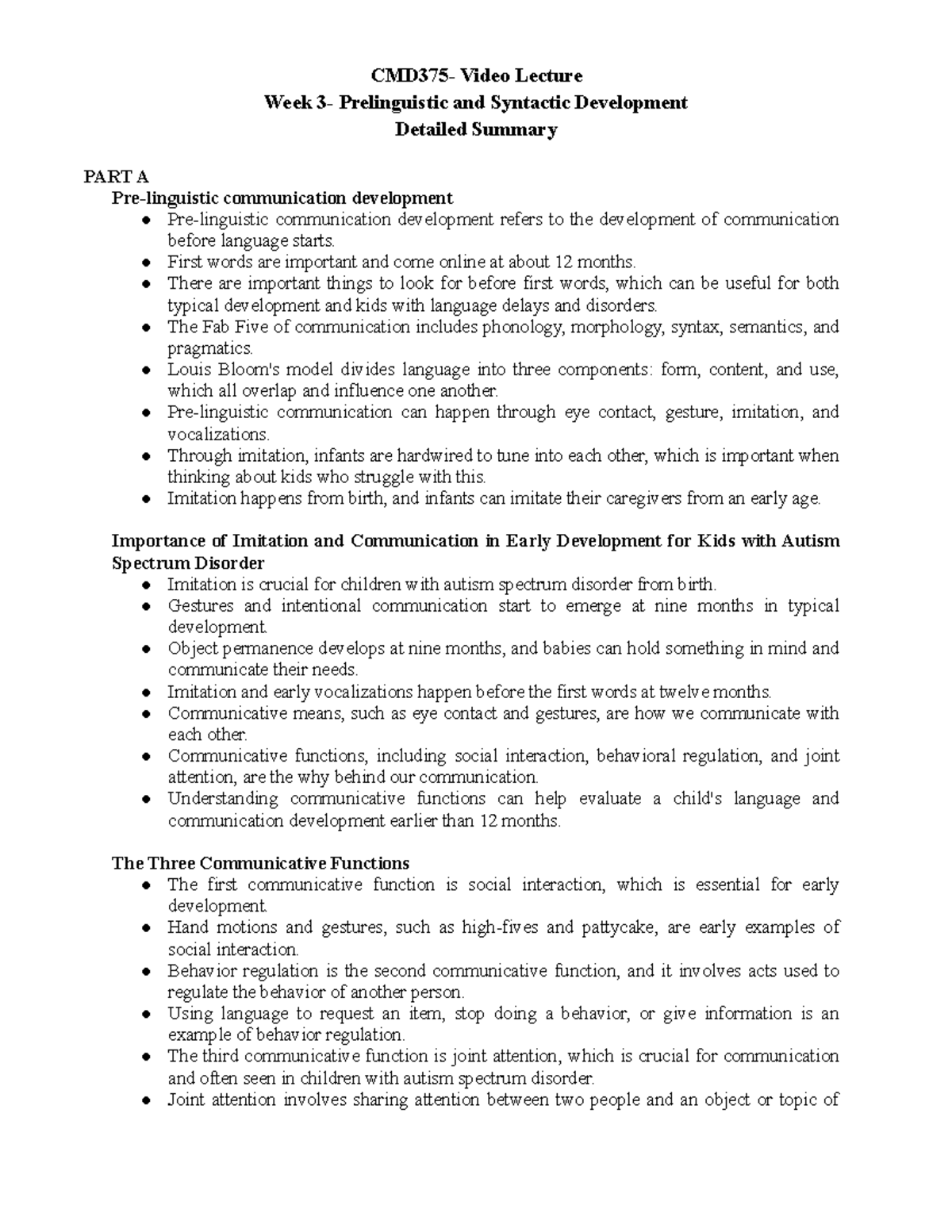 CMD375-Week 3 Lecture Note - CMD375- Video Lecture Week 3 ...