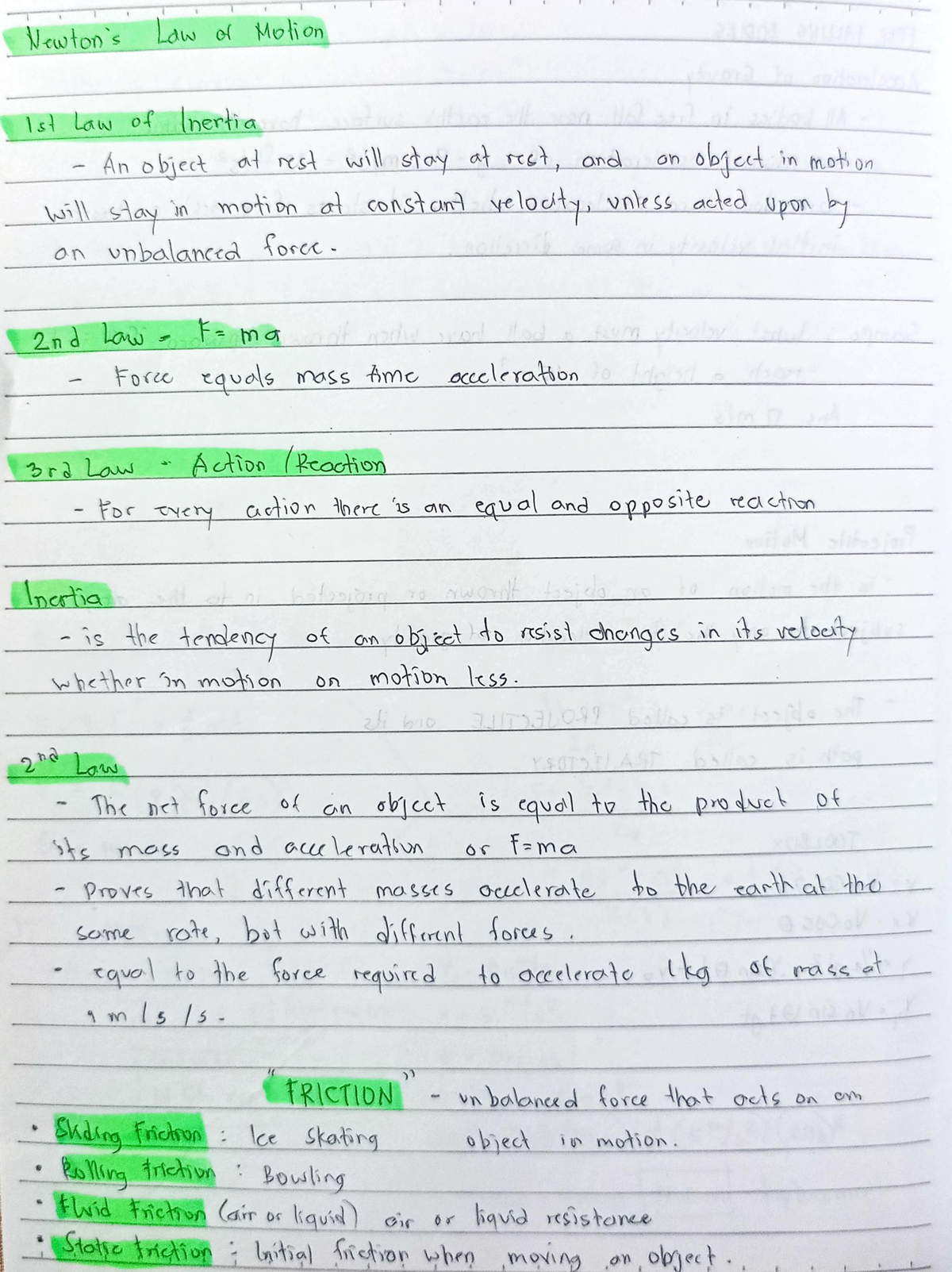 Physics 1 - It tackles about the Newton's Law of Motion - Applied ...