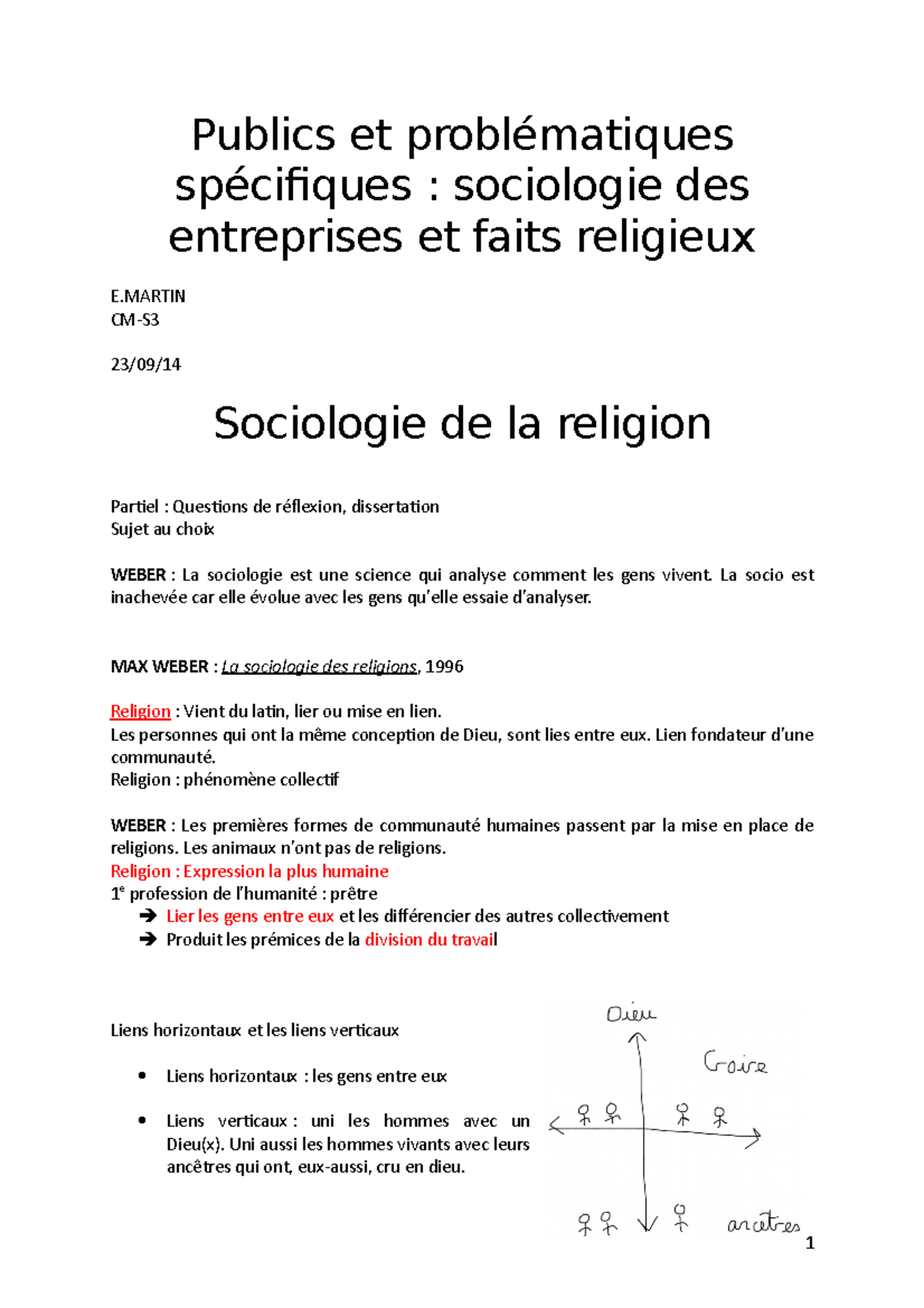 Martin S3 - Sociologie de la religion - Publics et problématiques ...