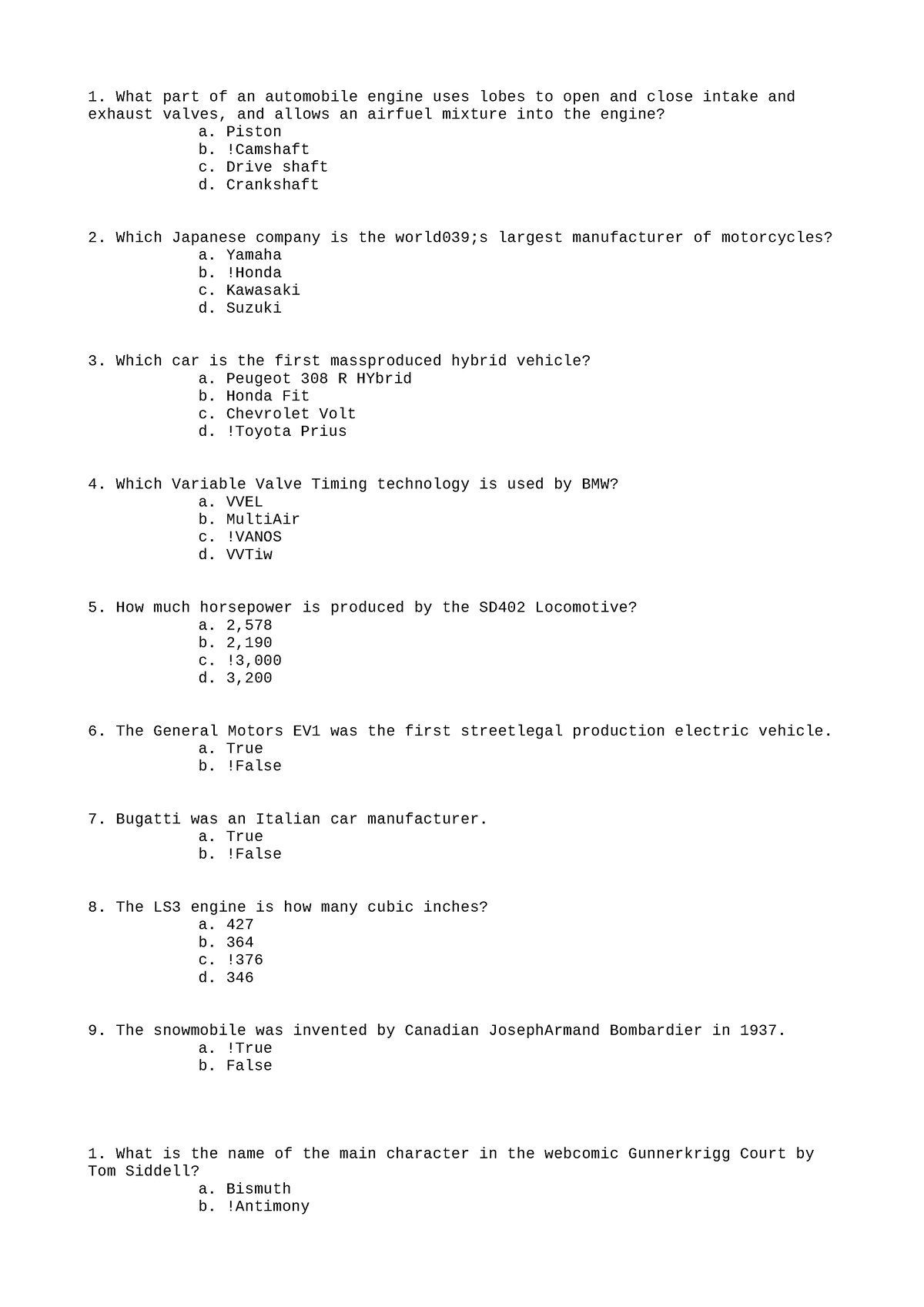 ART294-Analysis-8 - ART294 - What part of an automobile engine uses ...