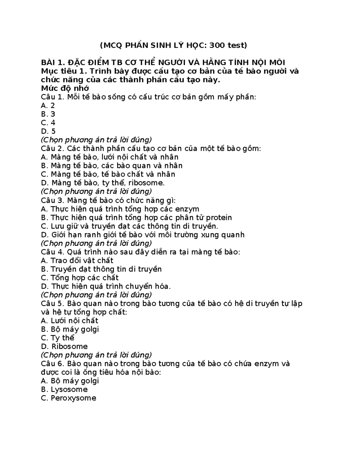 MCQ PH%E1%BA%A6N SINH L%C3%9D H%E1%BB%8CC %C4%90%E1%BB%A6- TEST C%C5%A8 ...