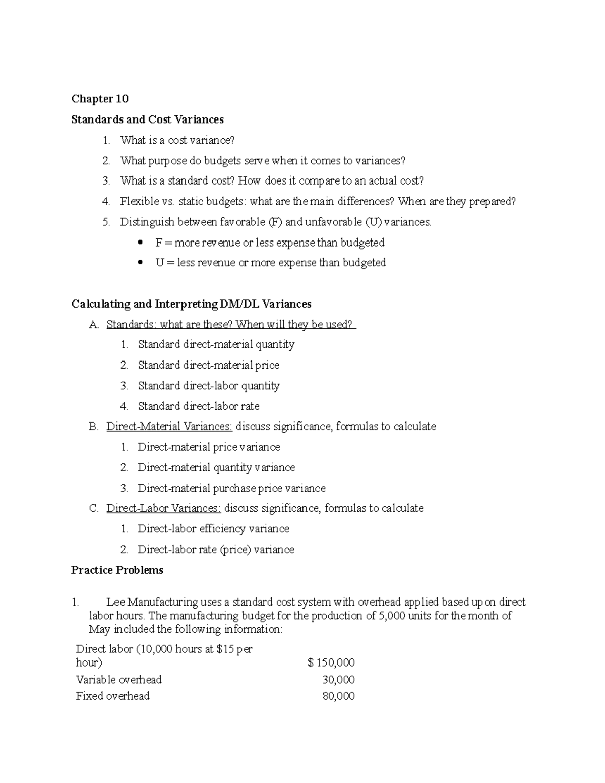 chapter-10-practice-problems-chapter-10-standards-and-cost-variances