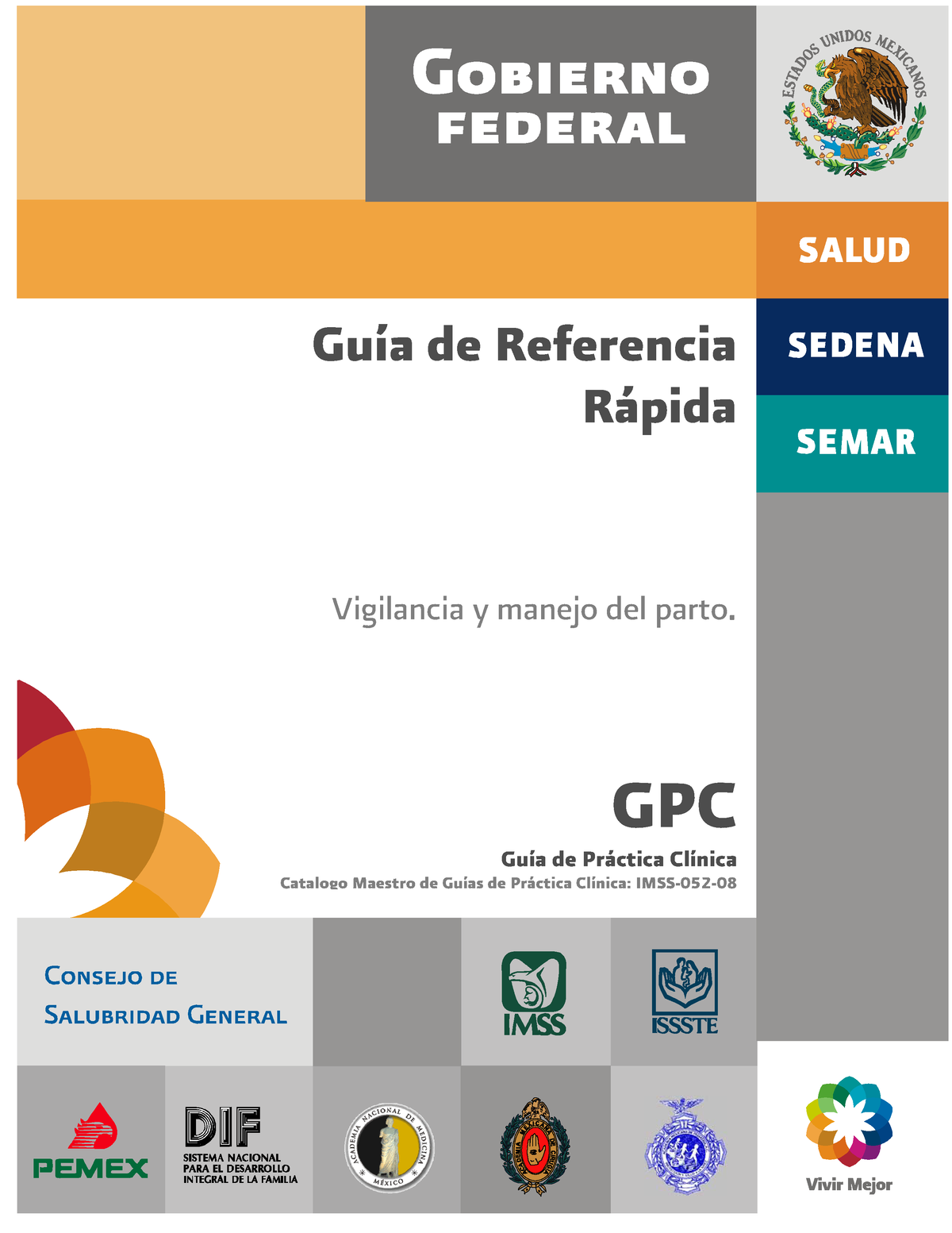 Imss Guia De Practica Clinica En Atencion Guía De Referencia Rápida Vigilancia Y Manejo Del