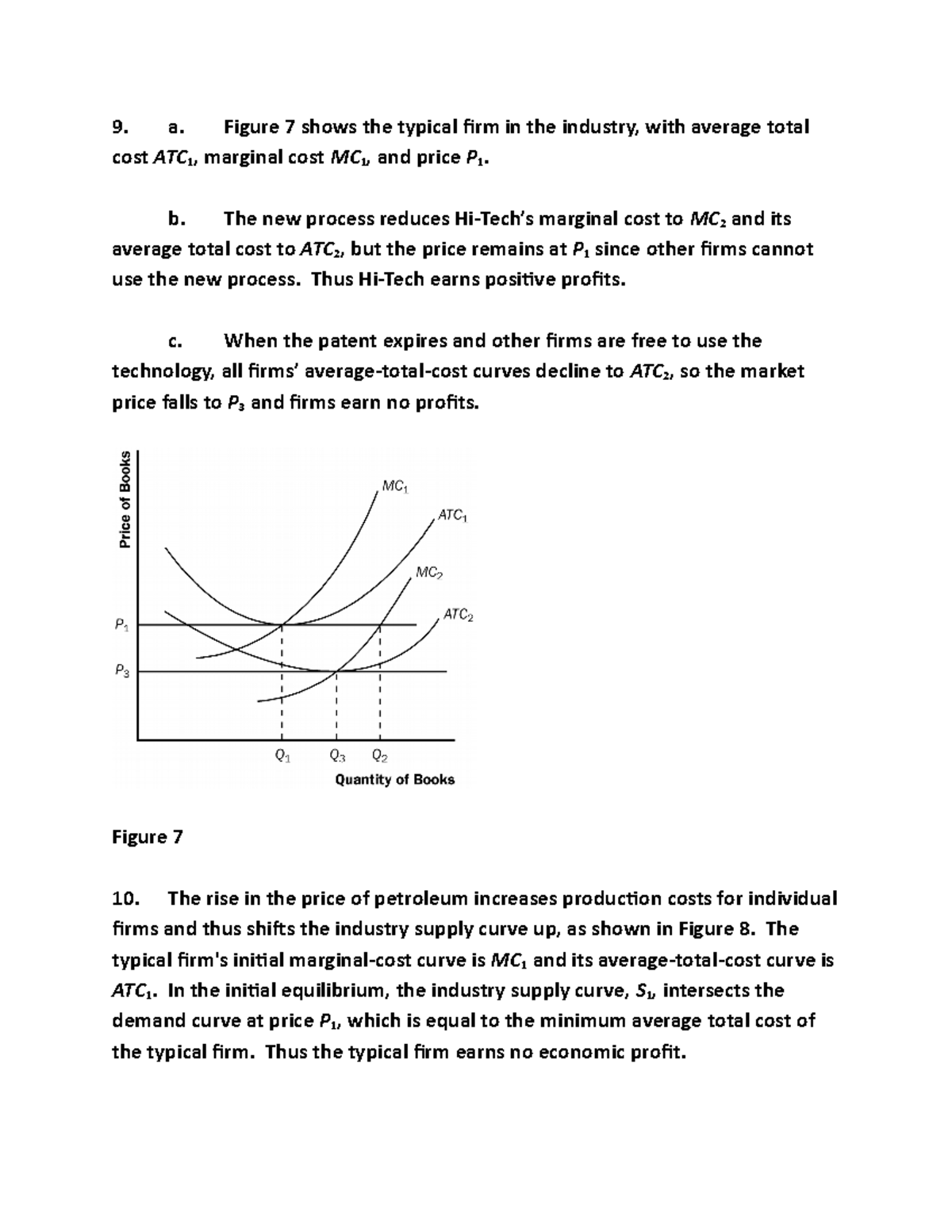 Microecon Practice - Chapter 14-17 - Part 4 - a. Figure 7 shows the ...