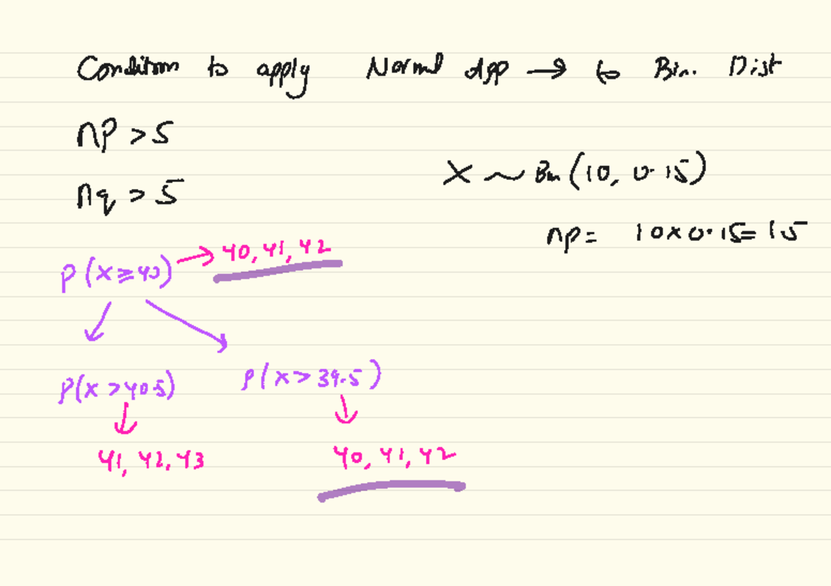Binomial TO Normal - Notes - 7'8@,'8 ,' )11+- q'&0)+ 511 L ,' S*8 C ^*9 ...