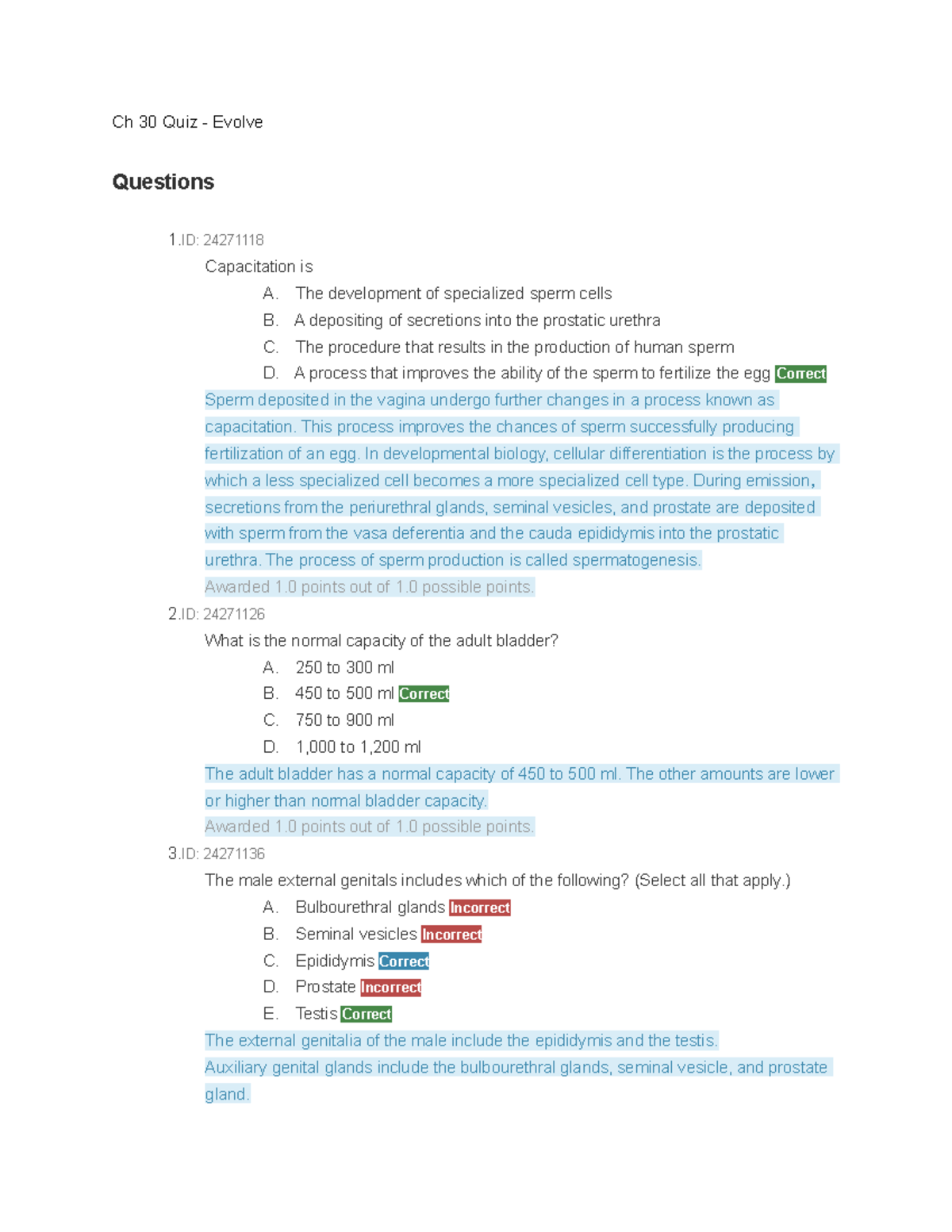 30 Practice Question Warning Tt More Functions Defined Than Expected Ch 30 Quiz Evolve 1801