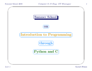 Python 4 - PYTHON PROGRAMMING Subject Code: CS721PE Regulations : R16 ...