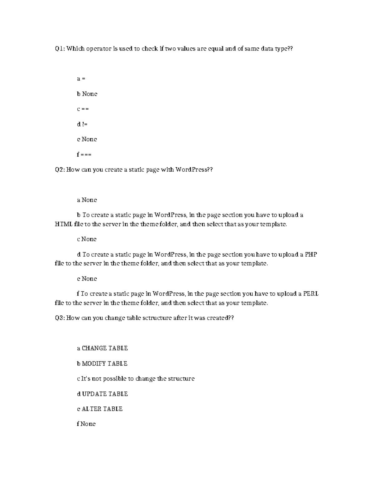 Week For Xwyy N A Q Which Operator Is Used To Check If Two Values Are Equal And Of Same