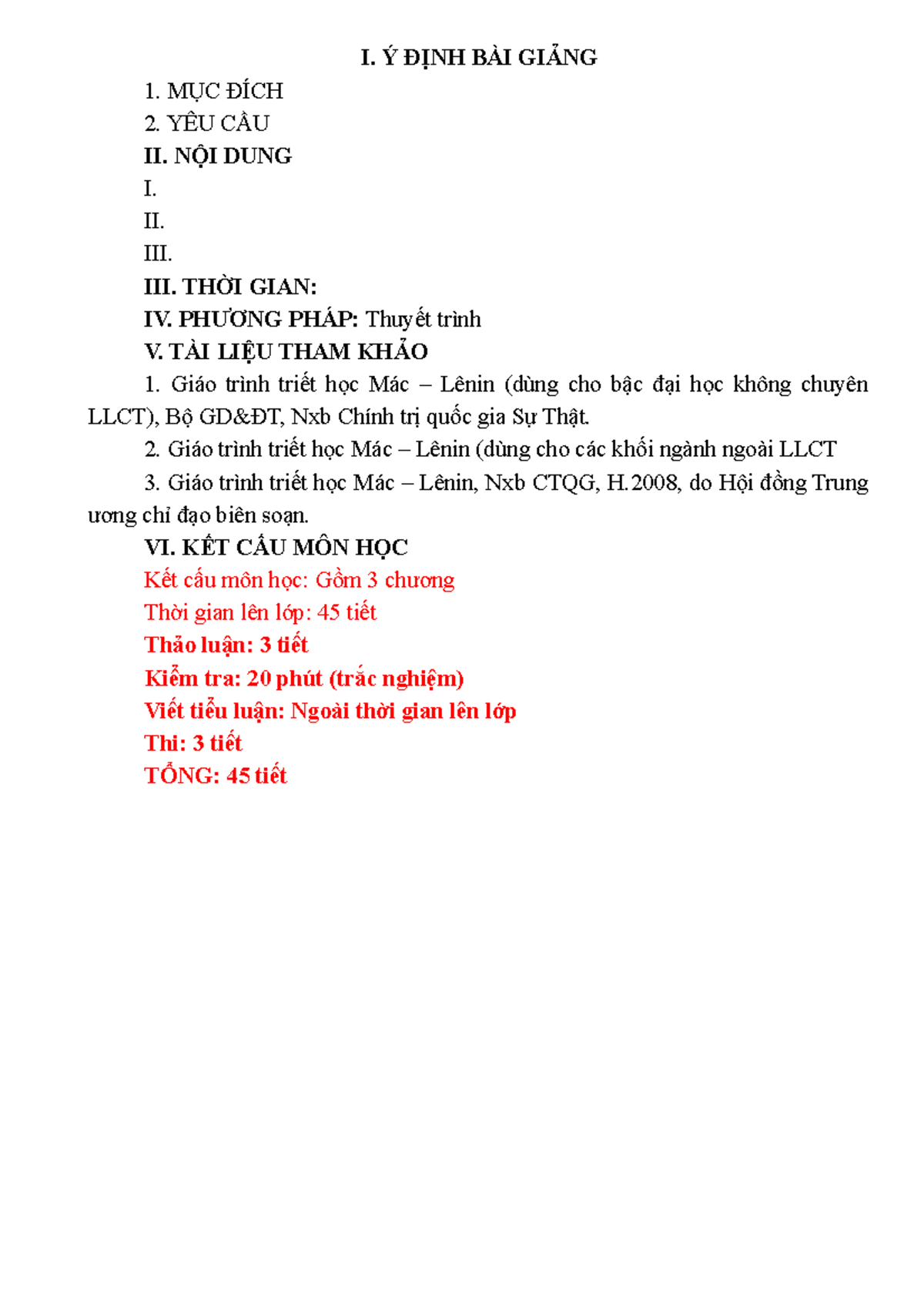 Chương 1 Khái niệm triết học - sự hình thành và phát triển của triết học mác – lênin - I. Ý ĐỊNH BÀI - Studocu