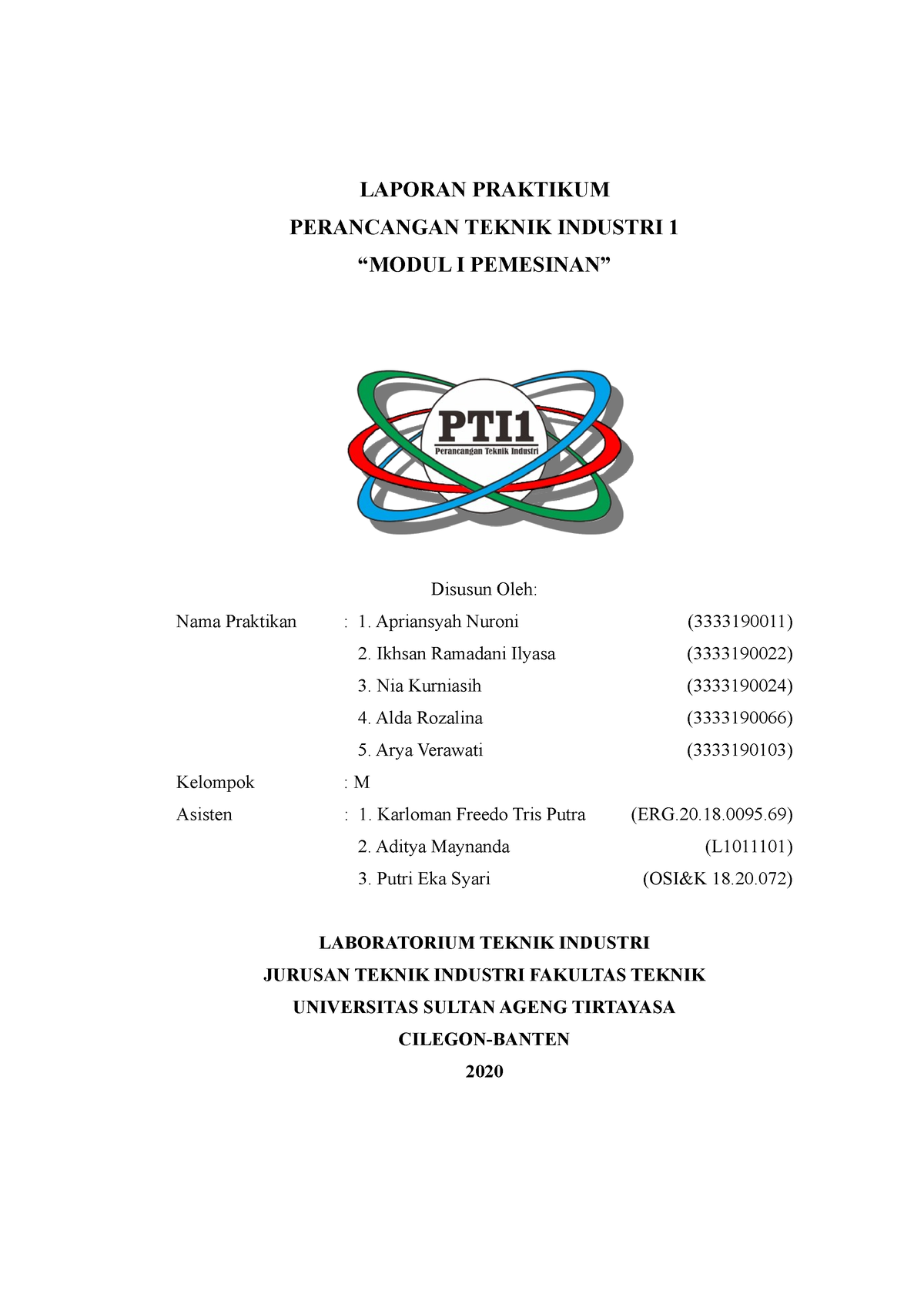 Laporan Praktikum Modul 1 Kelompok M Shift 2 - LAPORAN PRAKTIKUM ...