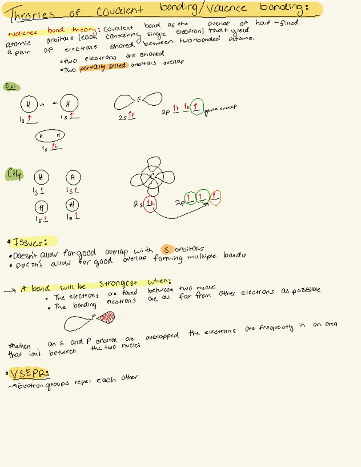 Chapter 8 Valence Bonding - Th tries of covalent bonding/valencebonding ...