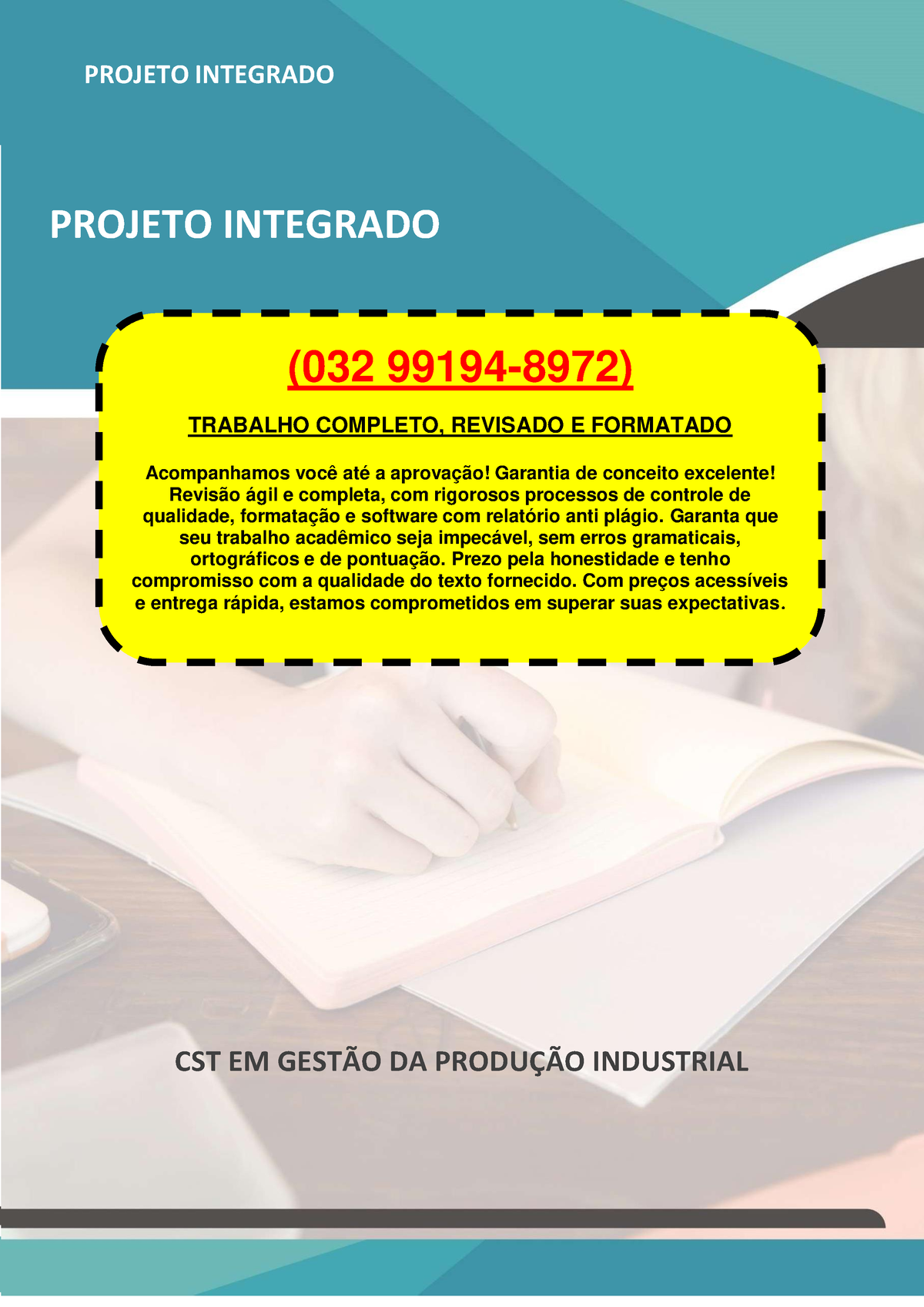 Resolução 032 99194 8972 Projeto Integrado Cst Em Gestão Da Produção Industrial 1756