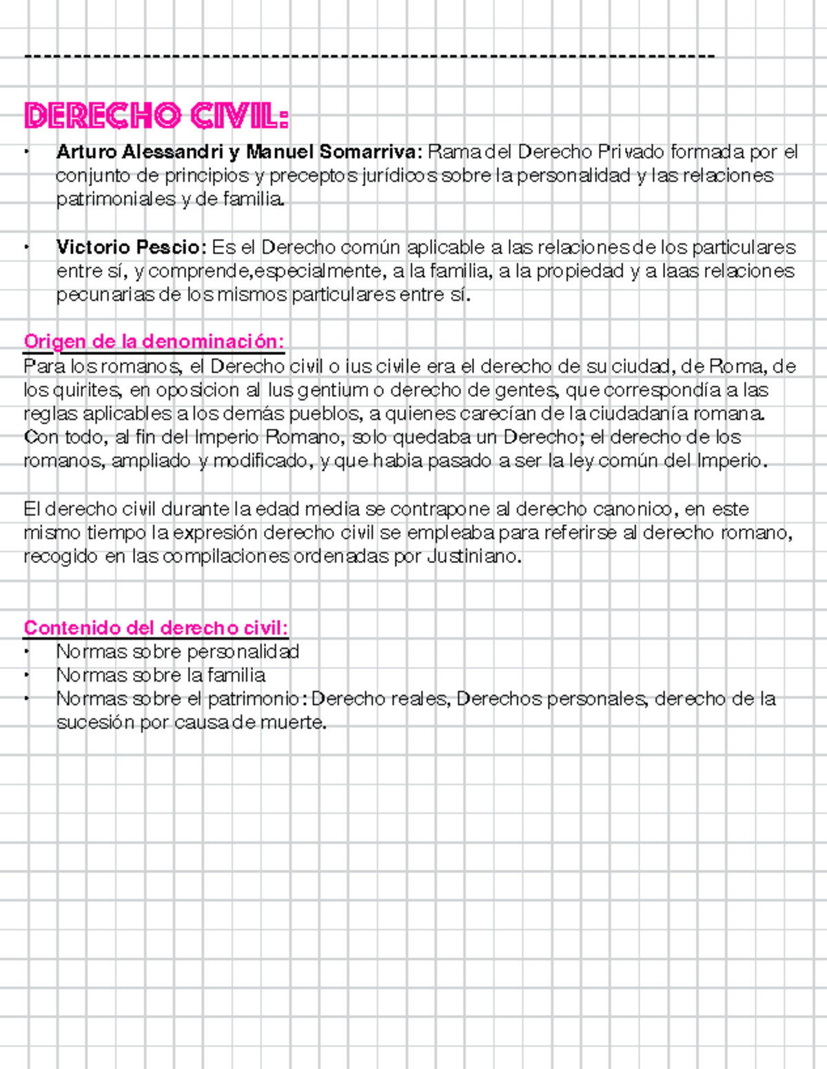 1. Teoría de la ley - apuntes teoria de la ley - DERECHO CIVIL: Arturo ...