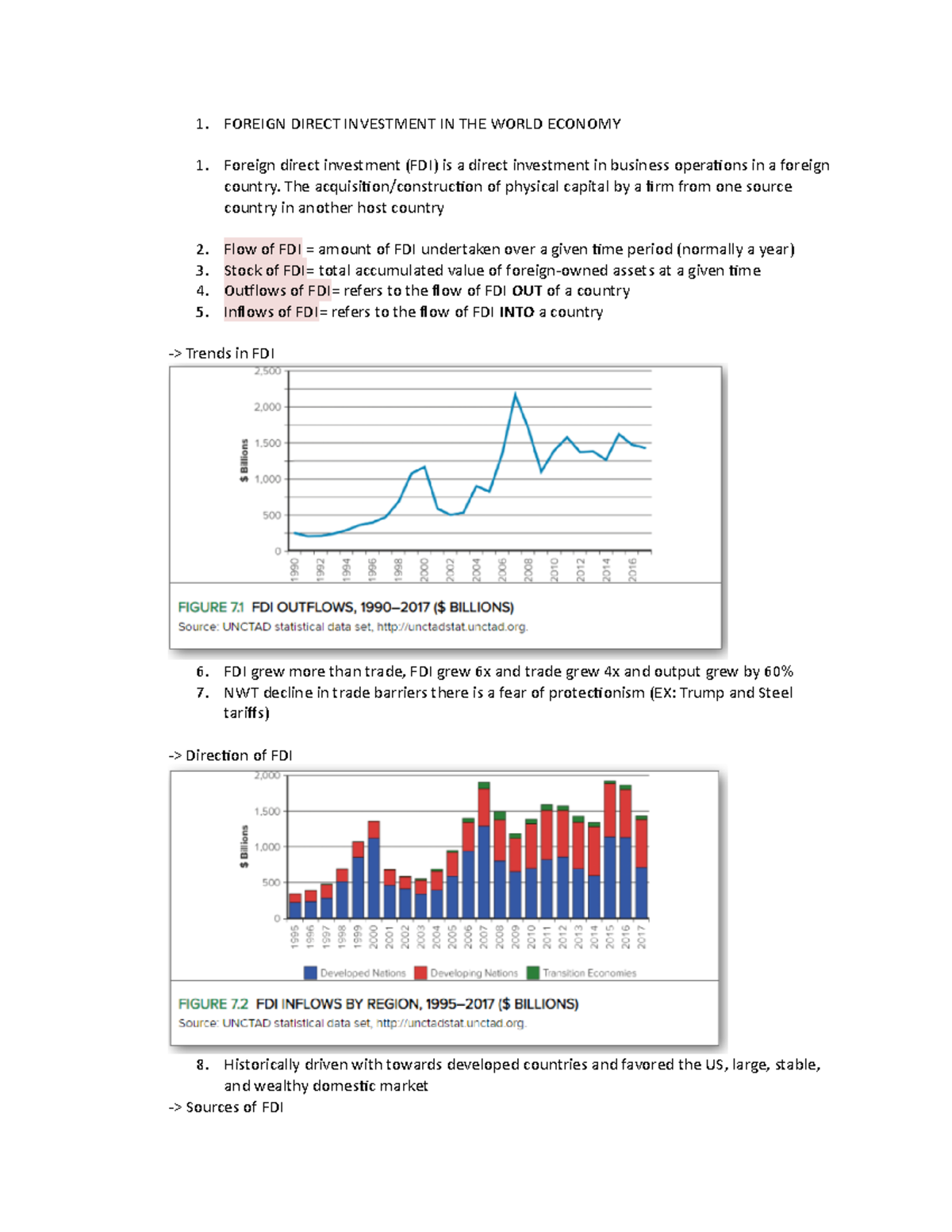 Foreign Direct Investment IN THE World Economy - 1. FOREIGN DIRECT ...