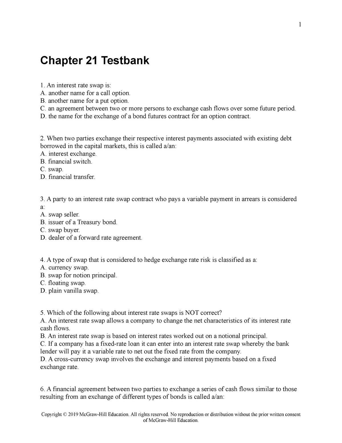 chapter-21-testbank-chapter-21-testbank-an-interest-rate-swap-is-a