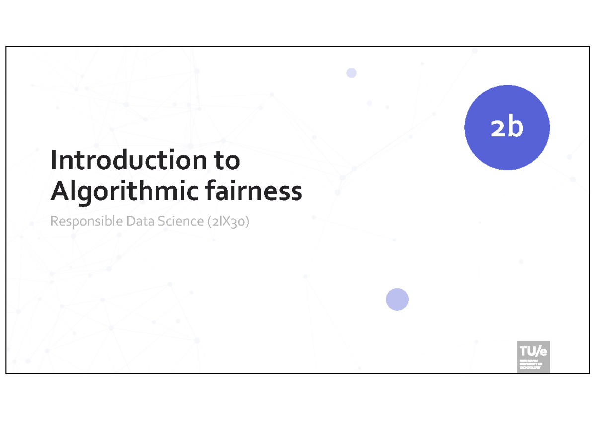 Quiz1 - binder quiz 1 - Introduction to Algorithmic fairness ...