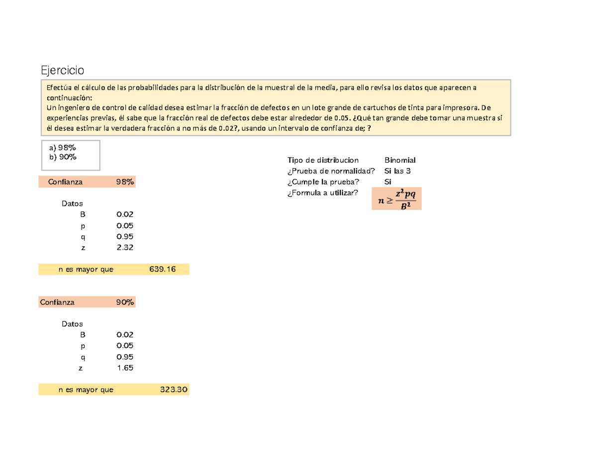 Problema - Ejercicio Practico - Ejercicio Tipo De Distribucion Binomial ...