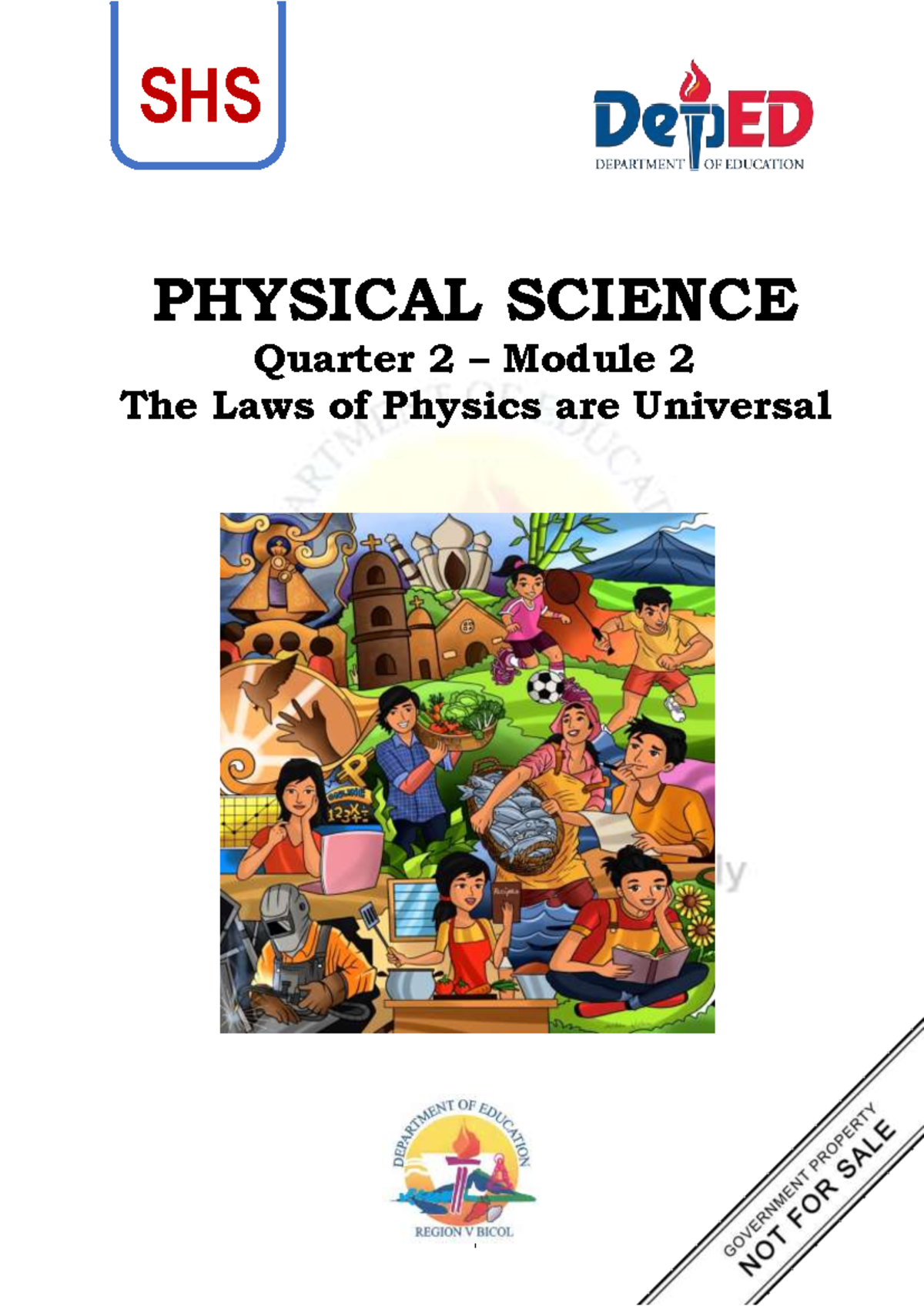 Physical Science Q2 Week 2 Slm 1 Physical Science Quarter 2 Module 2 The Laws Of Physics Are