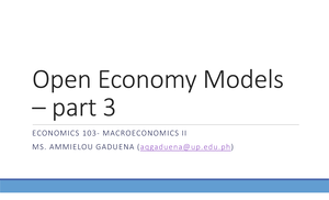 Semi Mgrl Econ - Managerial Economics - Name: EARL JUSTINE V. RAVELO ...