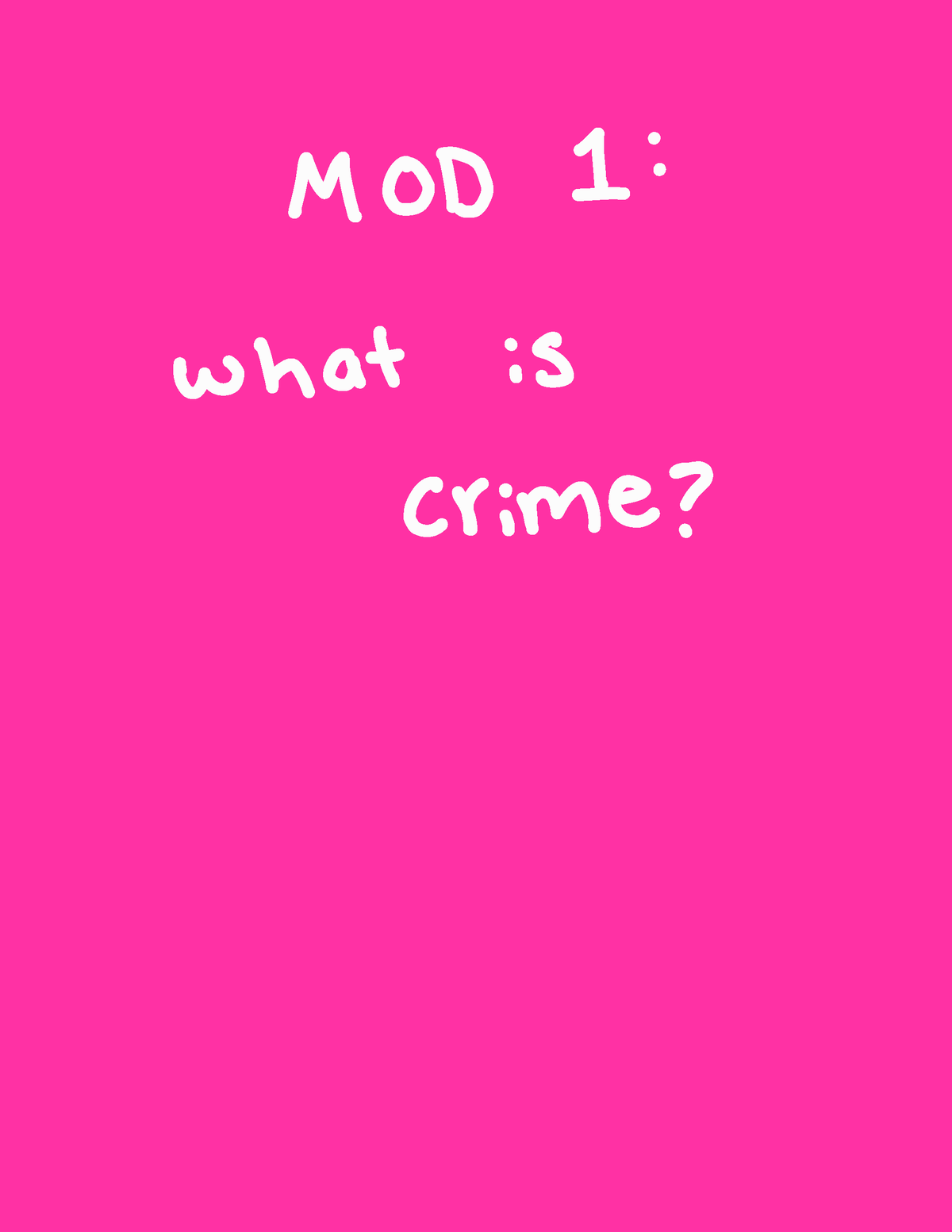 module-1-what-is-crime-lectures-notes-including-summaries-highlights