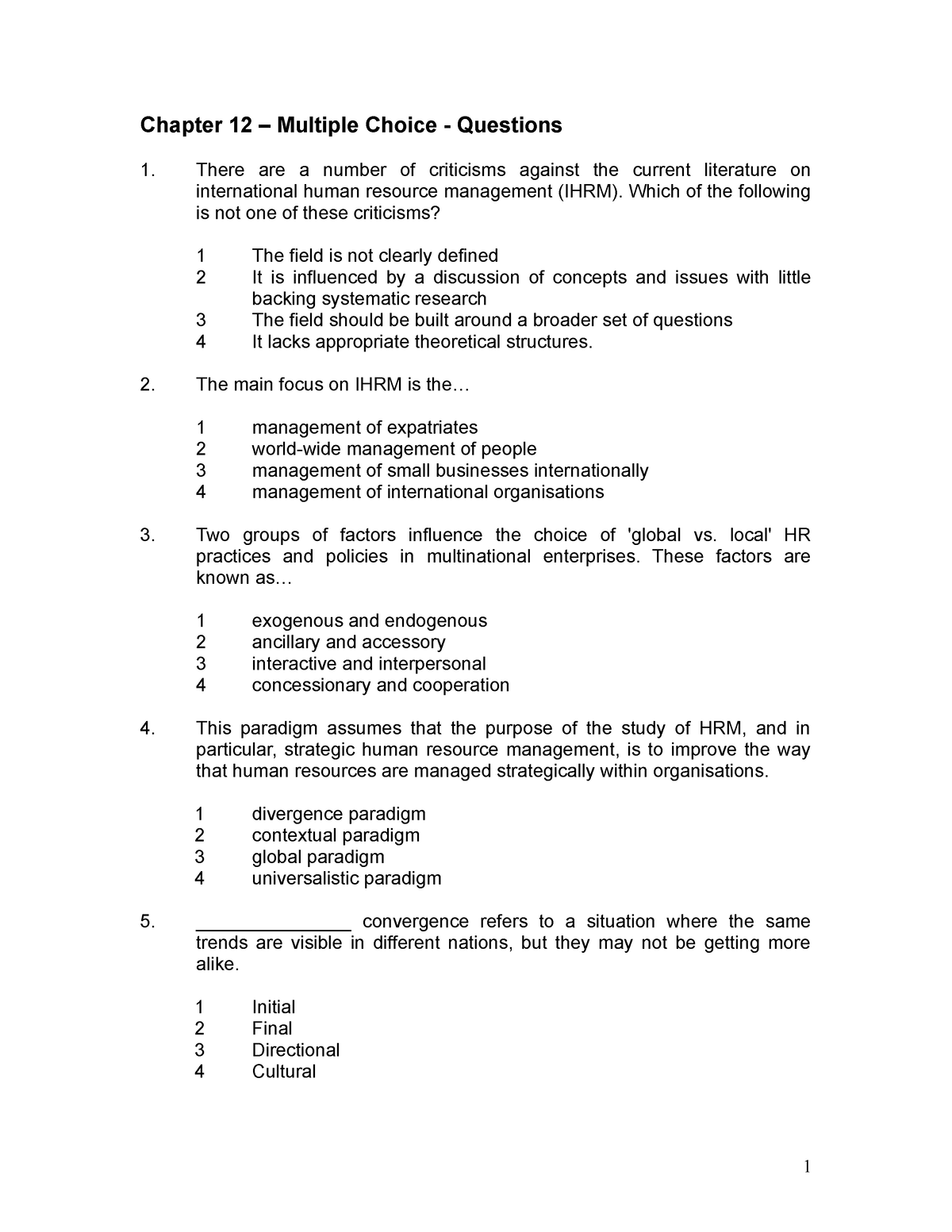 Su12 Multiple Choice Questions - Chapter 12 – Multiple Choice ...