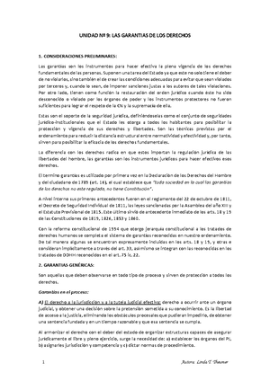 1 - Breve Resumen U10 - UNIDAD Nº 10: EL ESTADO ARGENTINO. 1. ORIGEN ...