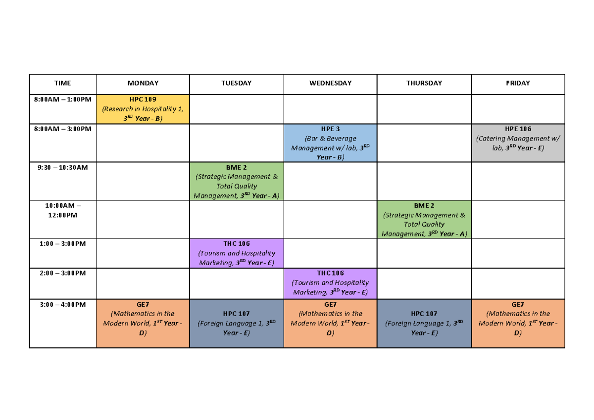 Lean's Sched - n;knljnlnojnojipibibn/mmnoniiunbihb ih ihh - TIME MONDAY ...