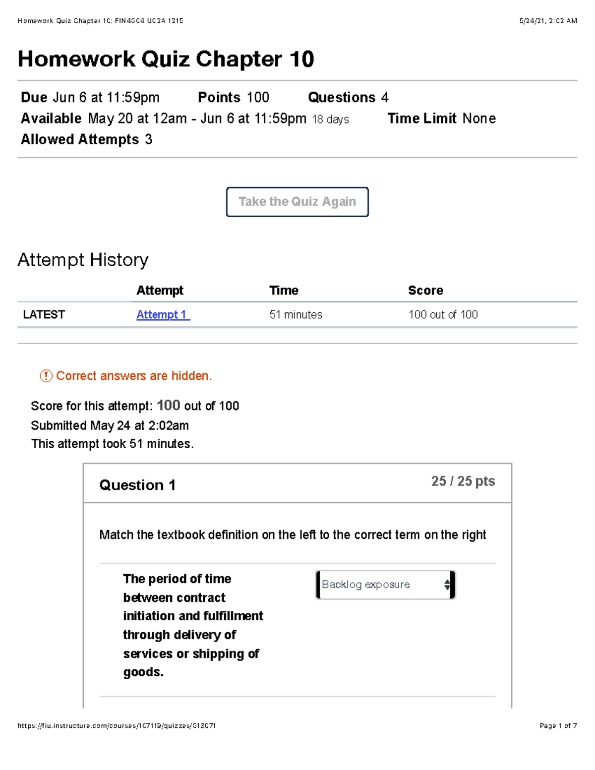 assignment chapter 10 quiz