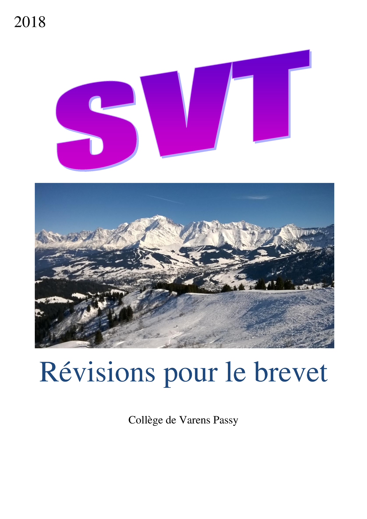 fiches de révision en S.V.T. pour le brevet – Collège Charles