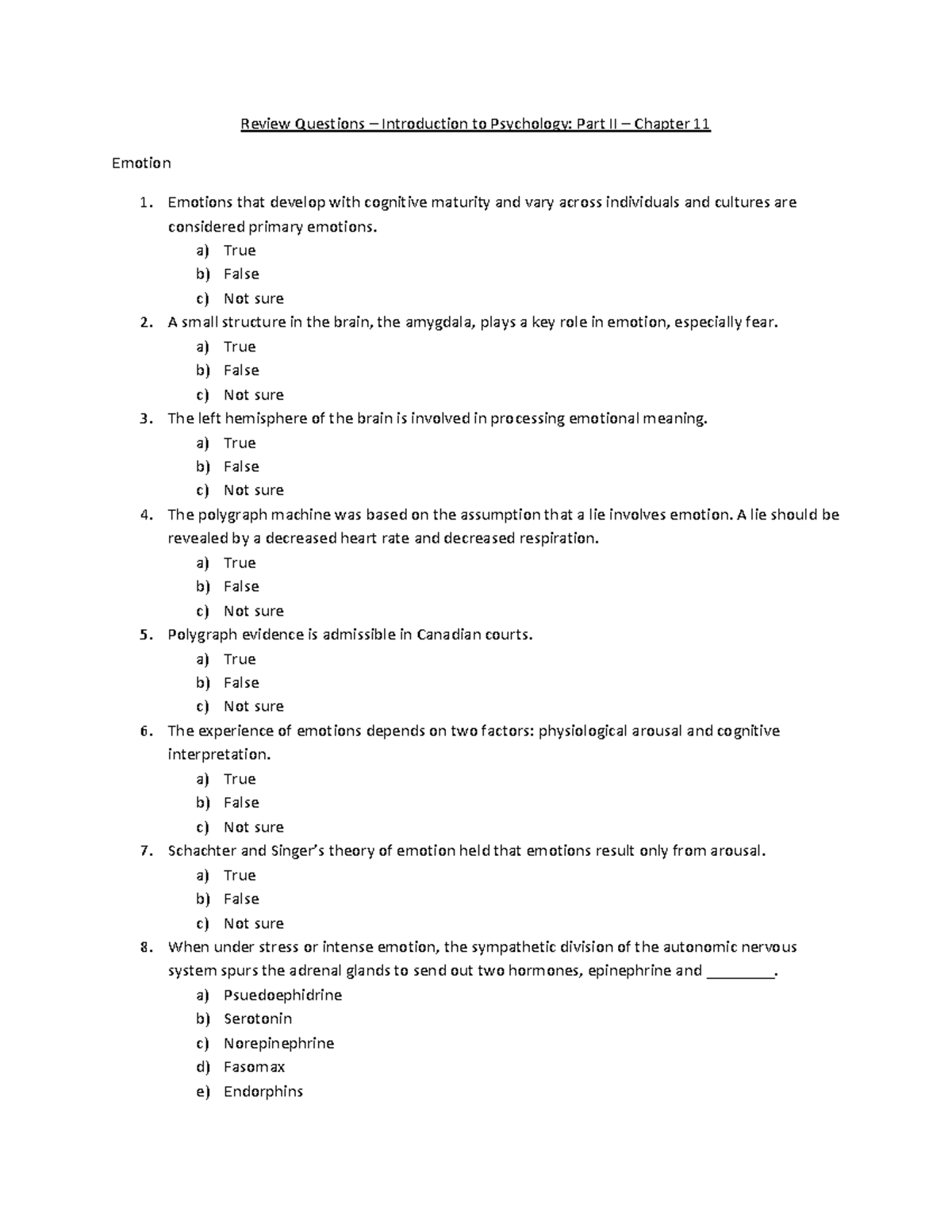 Chapter 11 - Review Questions - Review Questions – Introduction To ...