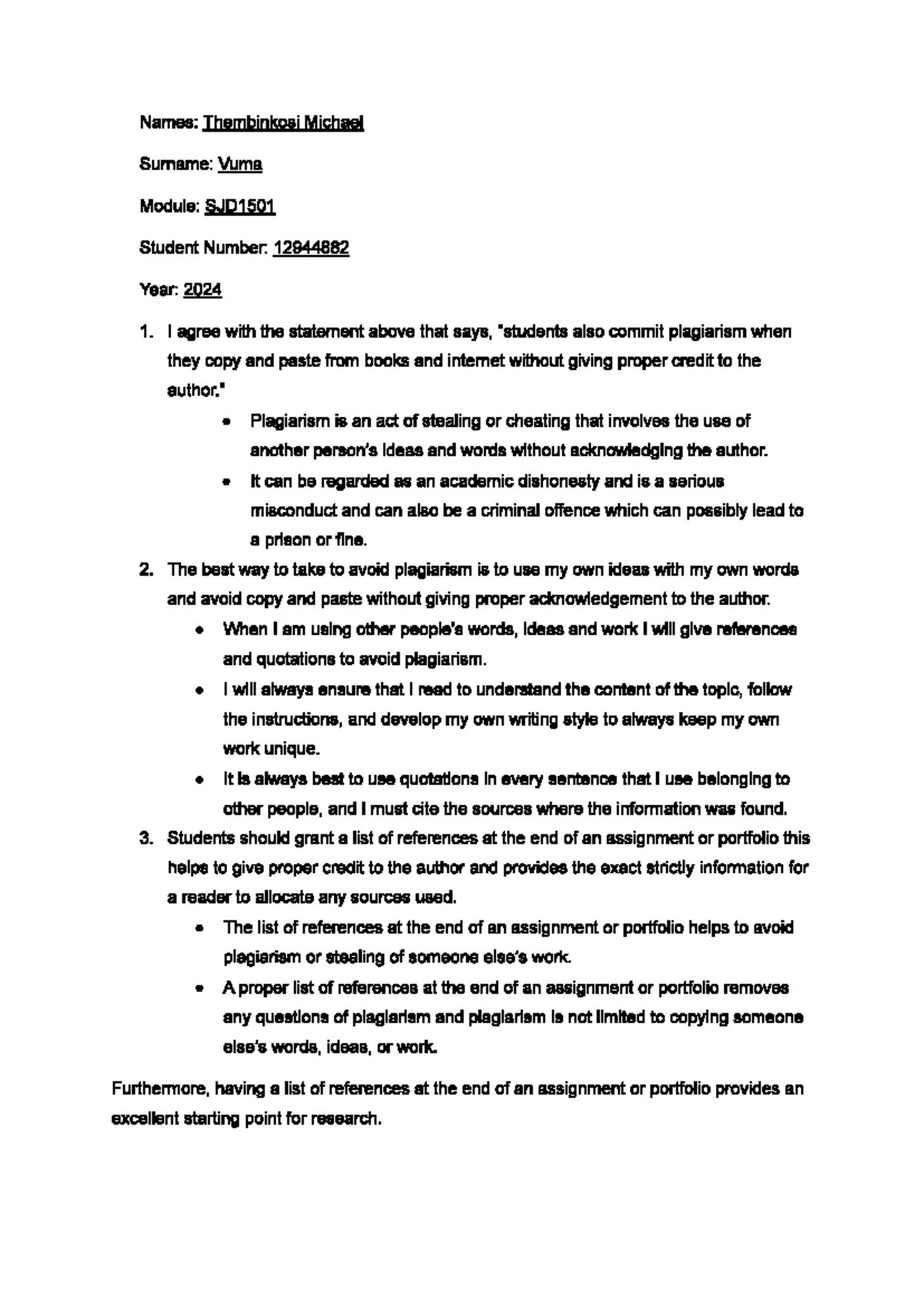 Assignment 1 Sjd1501 98680 Studocu Assignment 1 Sjd1501 98680 Studocu