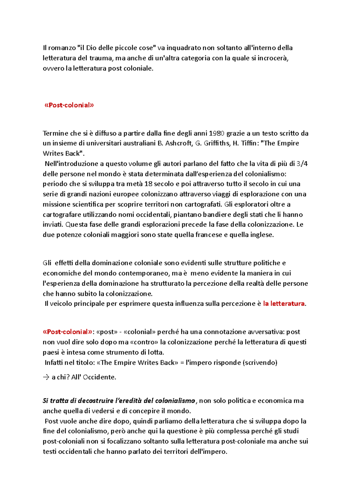 ANALISI Il Dio delle piccole cose Carmagnani Il romanzo ANALISI Il Dio delle piccole cose Carmagnani Il romanzo