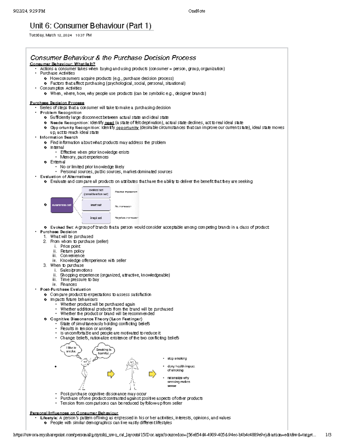 MOS HR & Marketing Chapter 6 - Unit 6: Consumer Behaviour (Part 1 ...