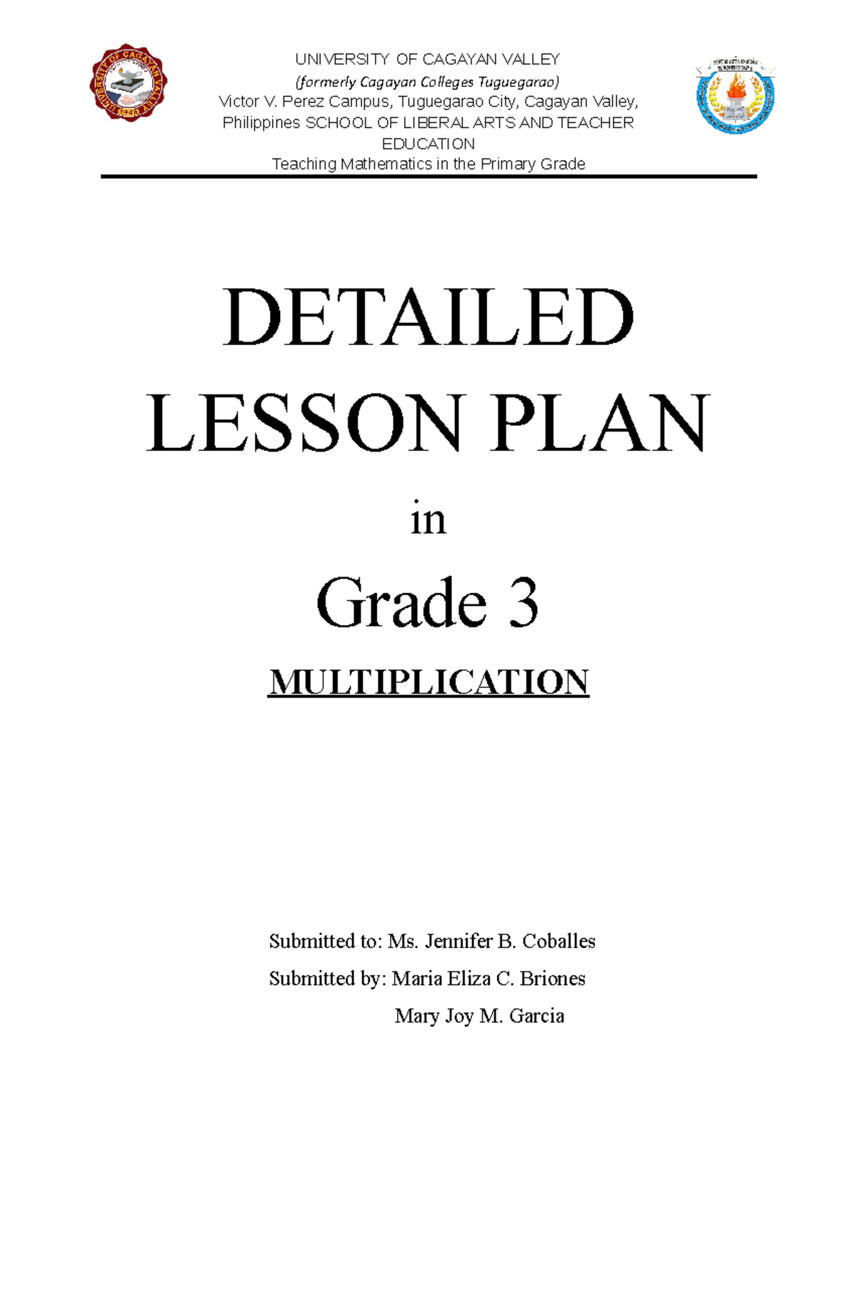 Final-DLP-MATH-G3-.docx - DETAILED LESSON PLAN in Grade 3 ...