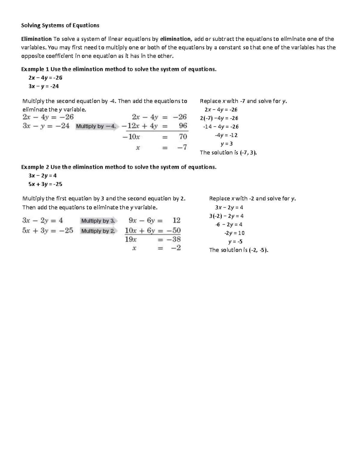 Solving Systems By Graphing Worksheet Algebra 2