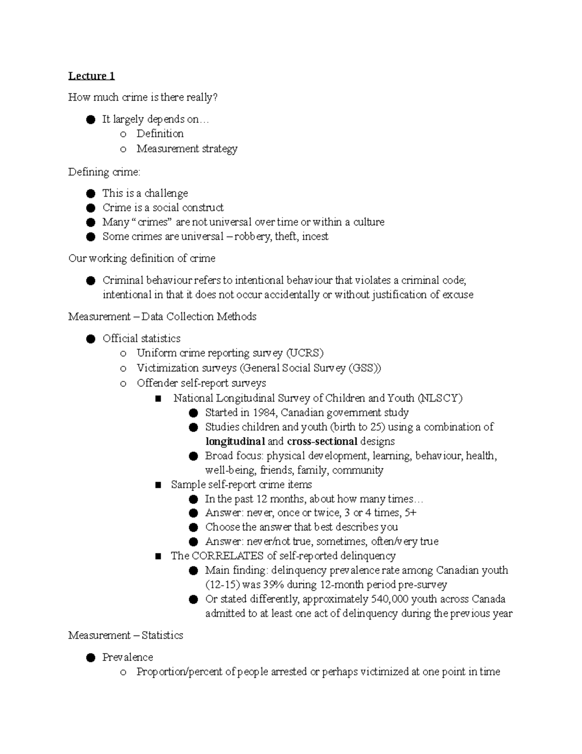 criminal-behaviour-notes-lecture-1-how-much-crime-is-there-really-it