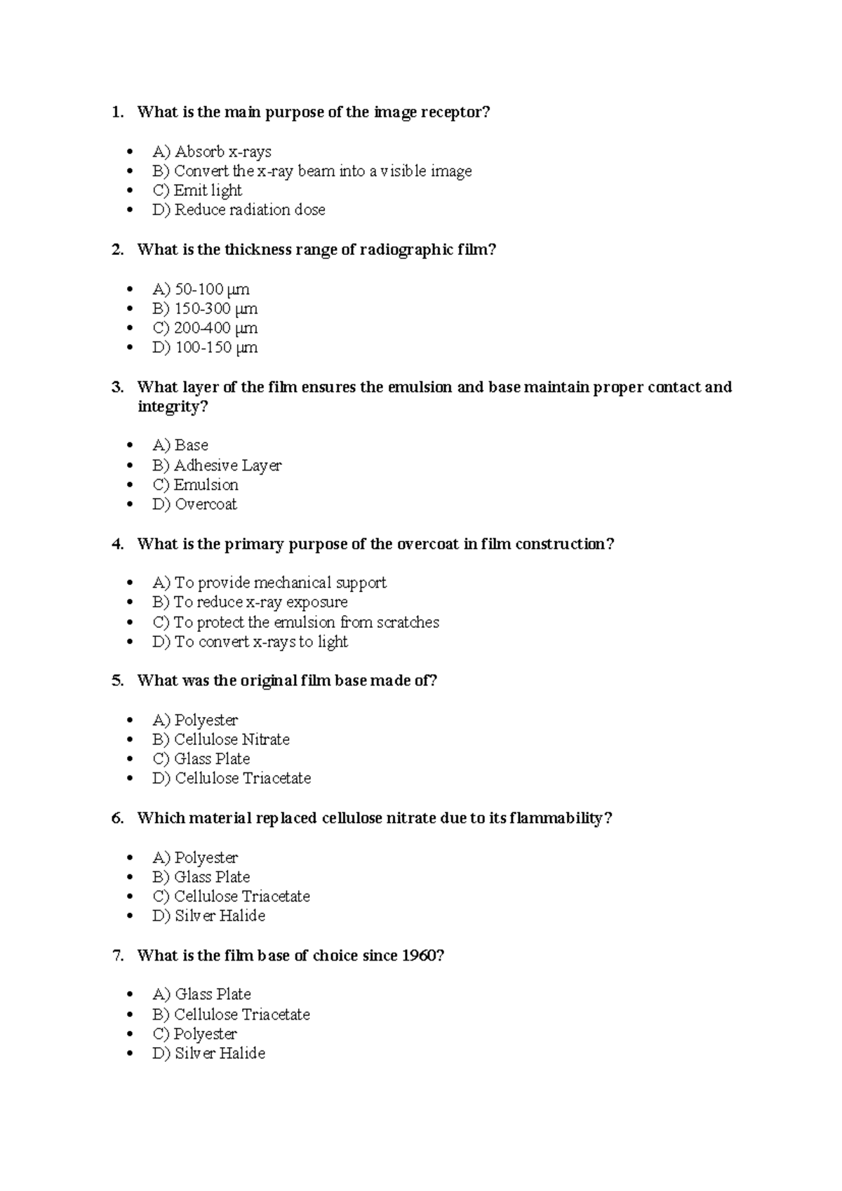 FILM Processing questionnaires for RTLE 2024, LEAK!!! 1. What is