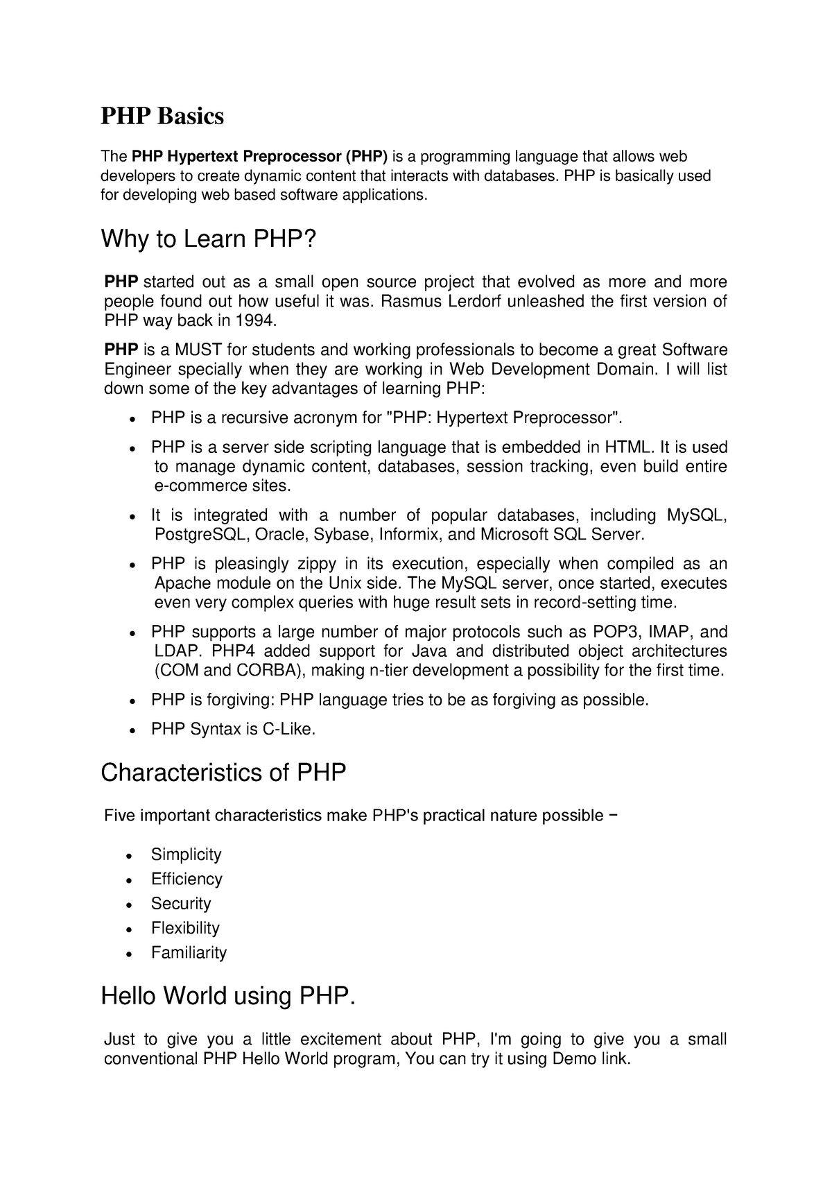 introduction-to-php-php-basics-the-php-hypertext-preprocessor-php