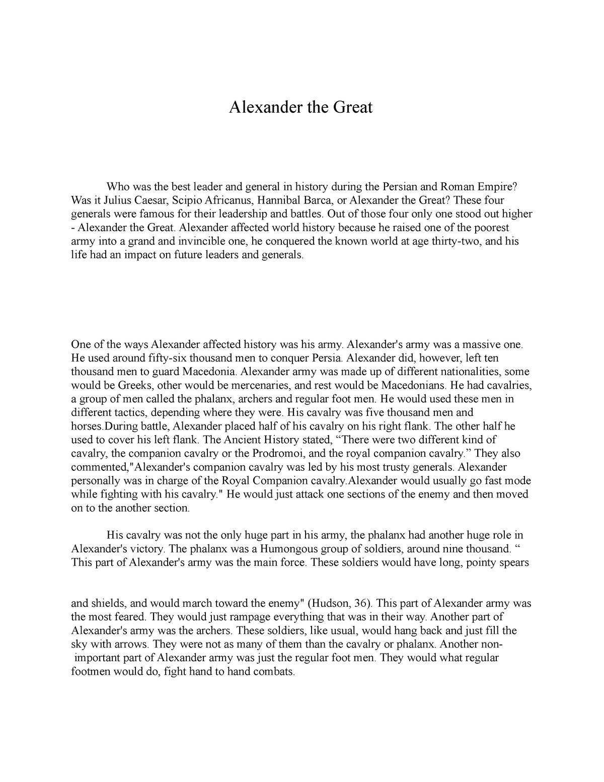 research paper on alexander the great