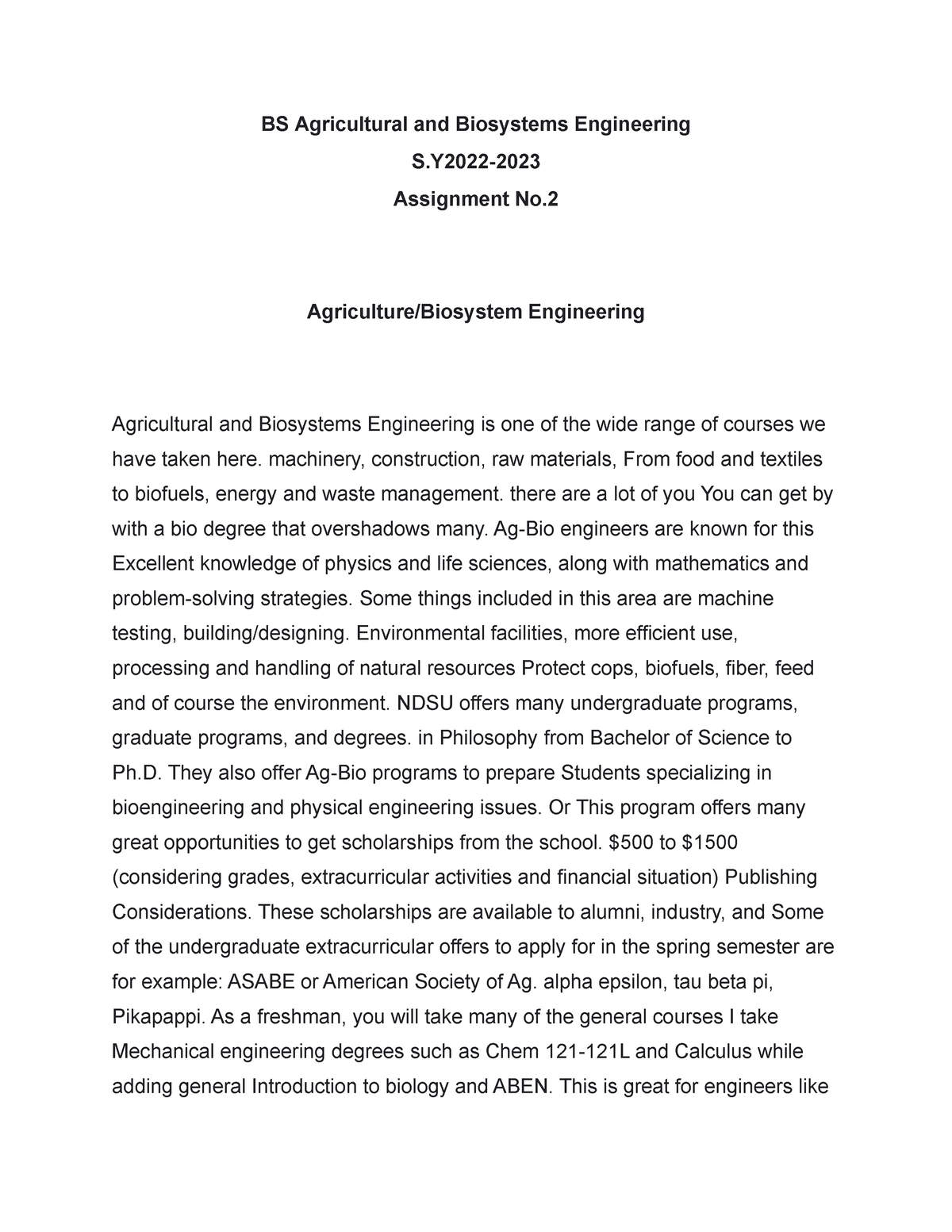 agricultural and biosystems engineering thesis