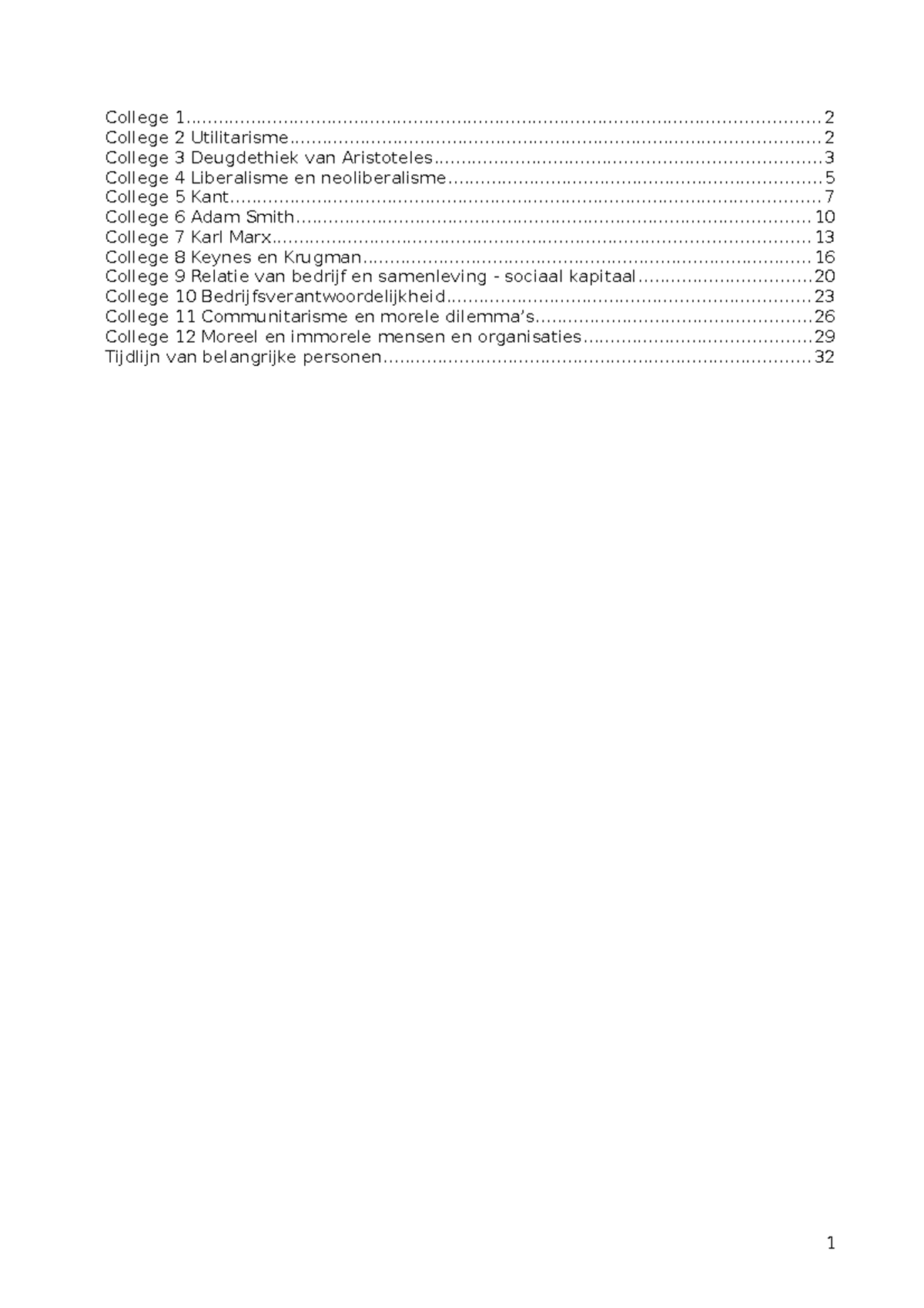 Sv Ethiek Hc S Samenvatting Van De Hoorcolleges College Studeersnel