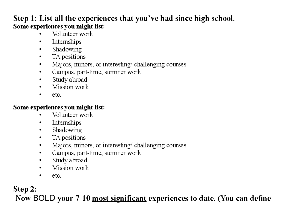 Storytelling map - virtual edition(2) - Step 1: List all the ...