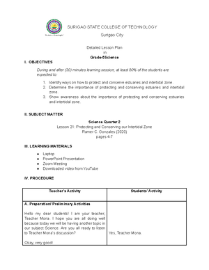 FS-2 Report - eryesryrtyr - Education - SSCT - Studocu