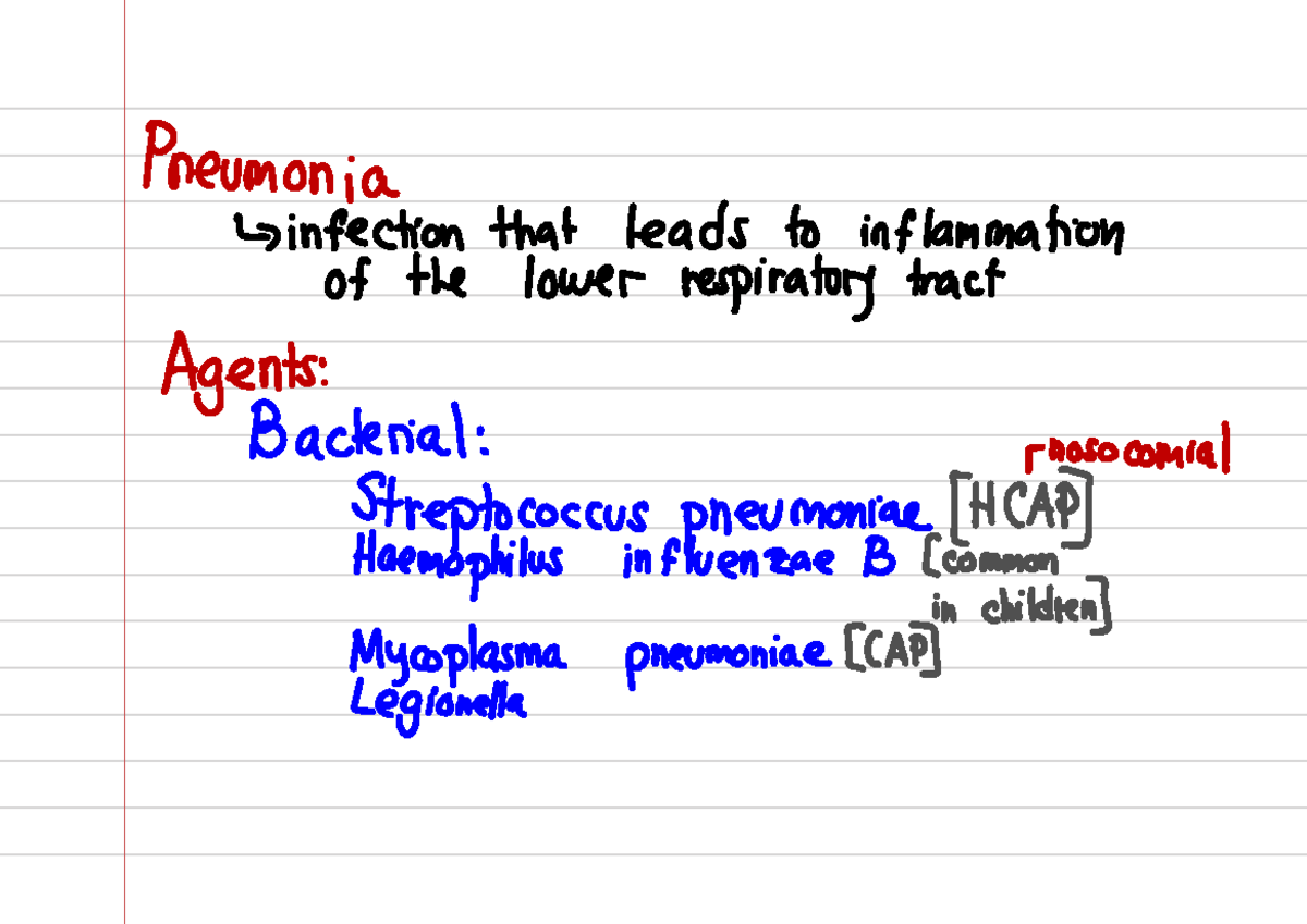 Respiratory diseases - nursing - Studocu